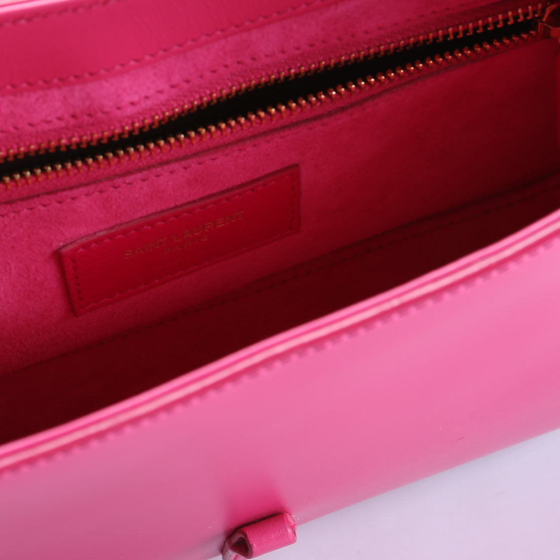 SAINT LAURENT 657228 Le 5 A 7 Hobo Leather Pink