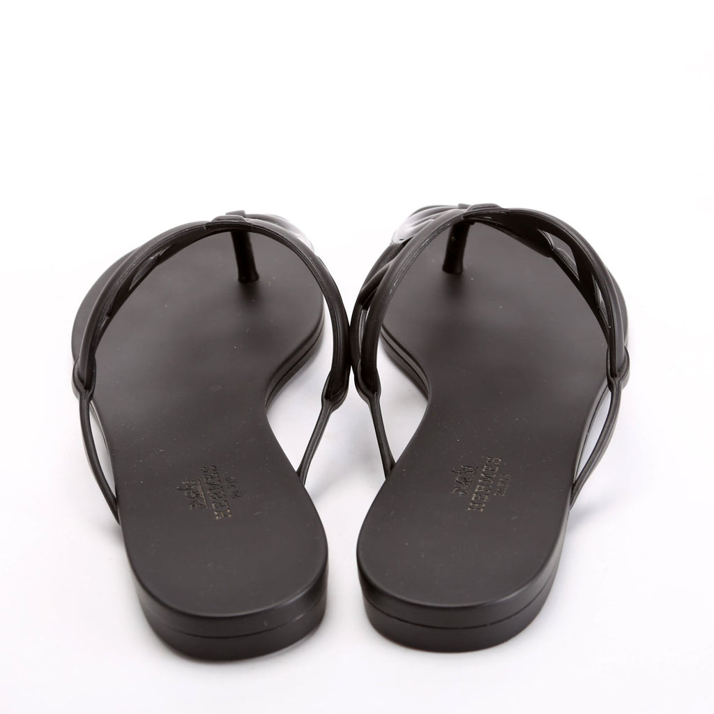 Egerie Rubber Sandals Size 38 Black