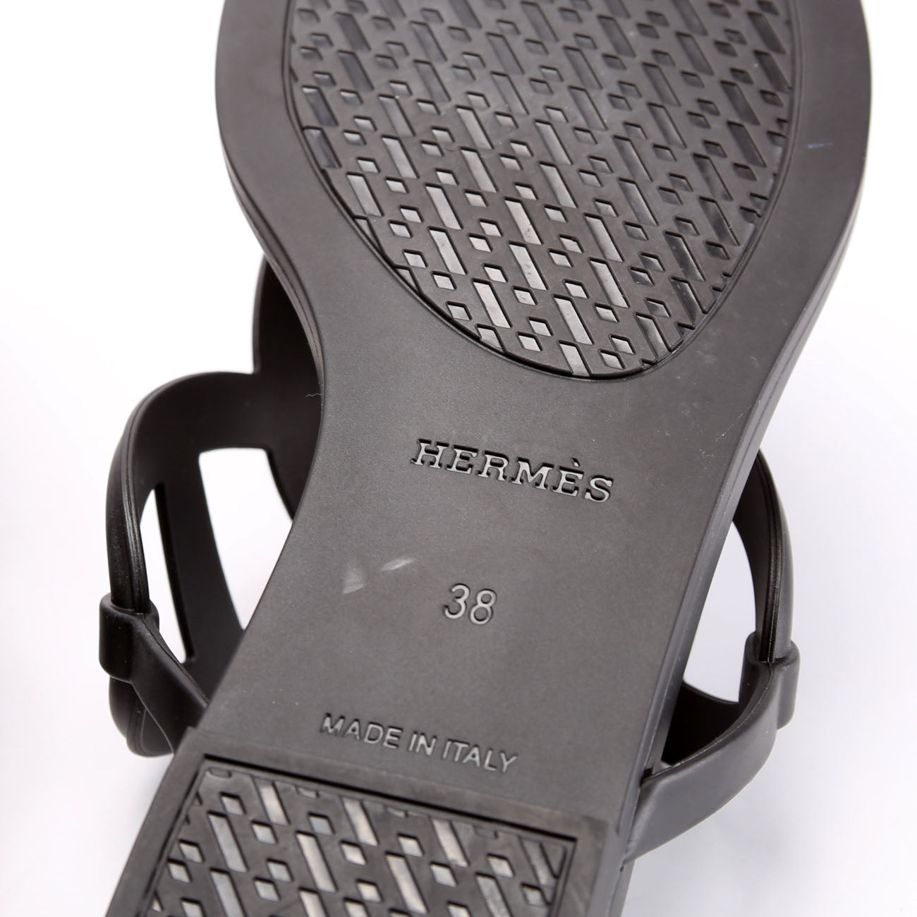 Egerie Rubber Sandals Size 38 Black