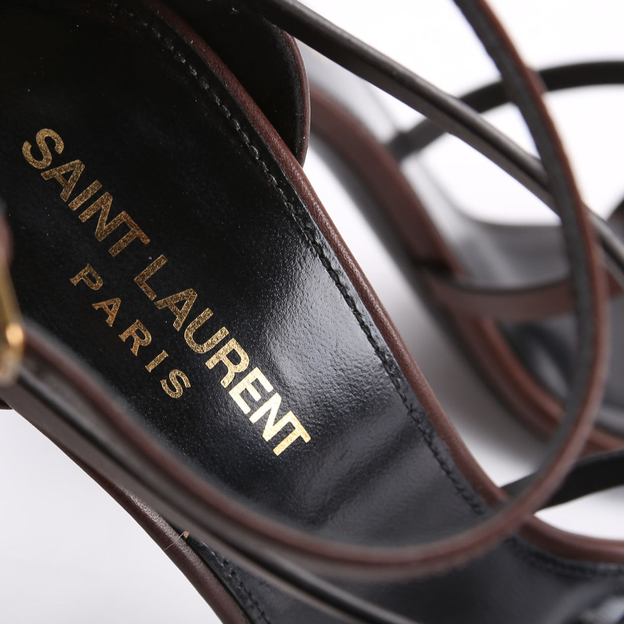 Cassandra Monogram Sandals 100 Size 37.5 Brown