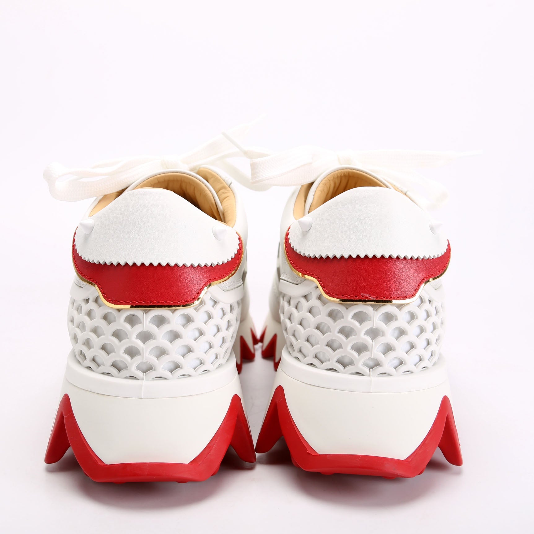Loubishark Sneakers Size 38 White