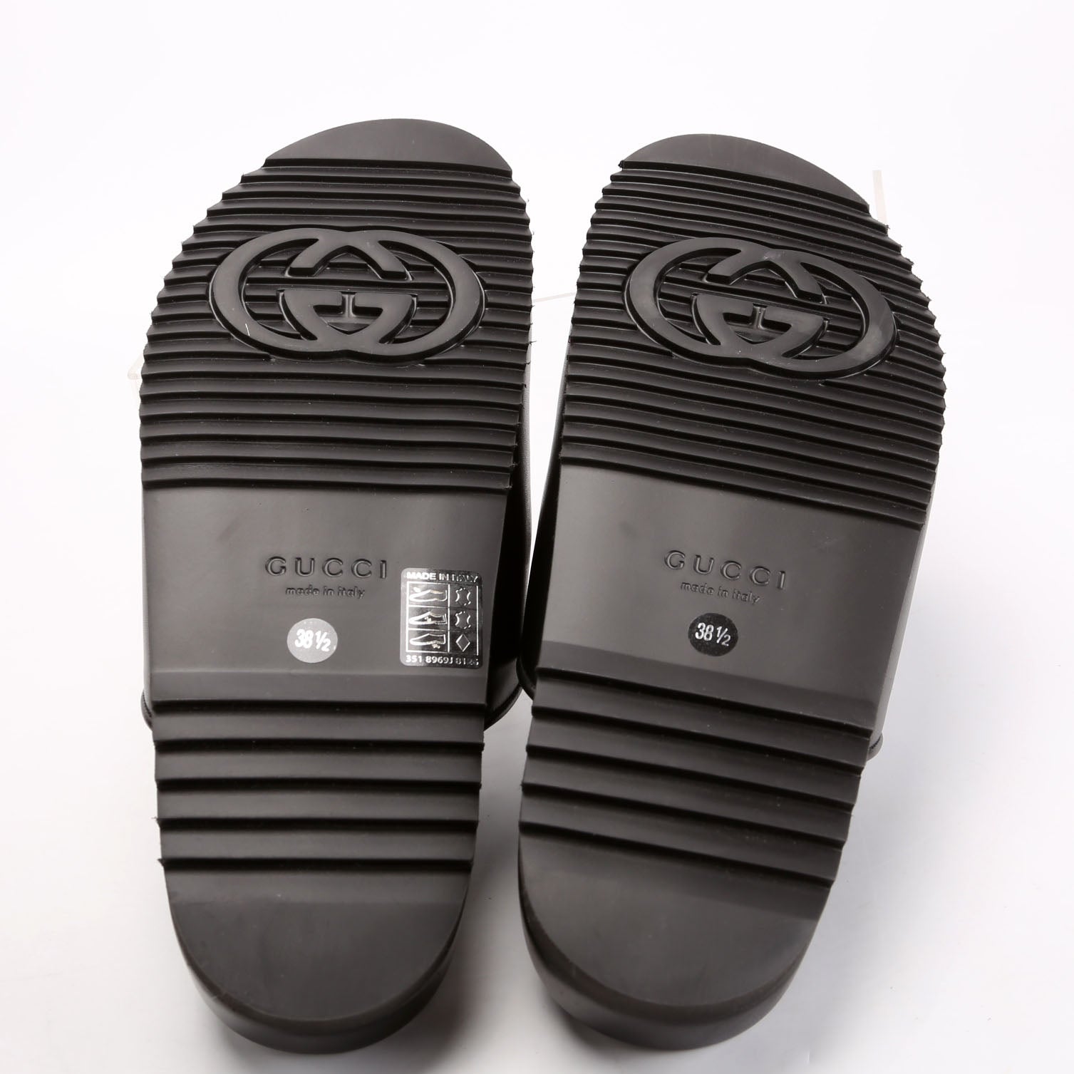 Horsebit Leather Mules Size 38.5 Black