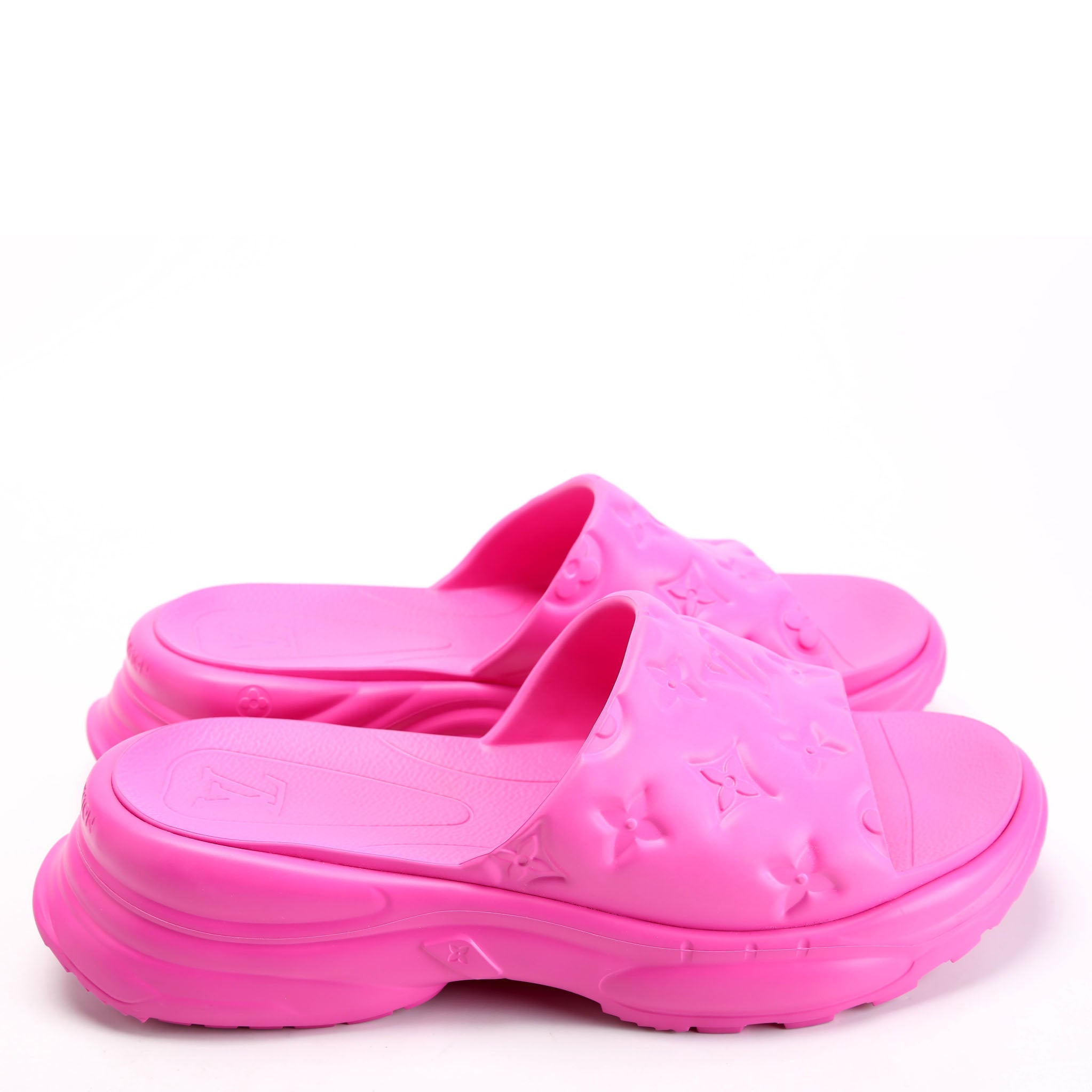Pool 55 Rubber Comfort Mules Size 39 Pink
