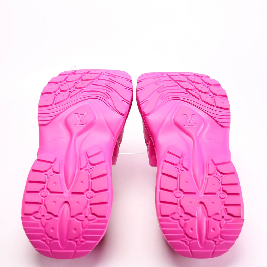 Pool 55 Rubber Comfort Mules Size 39 Pink
