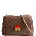 Caissa Chain Clutch Ebene