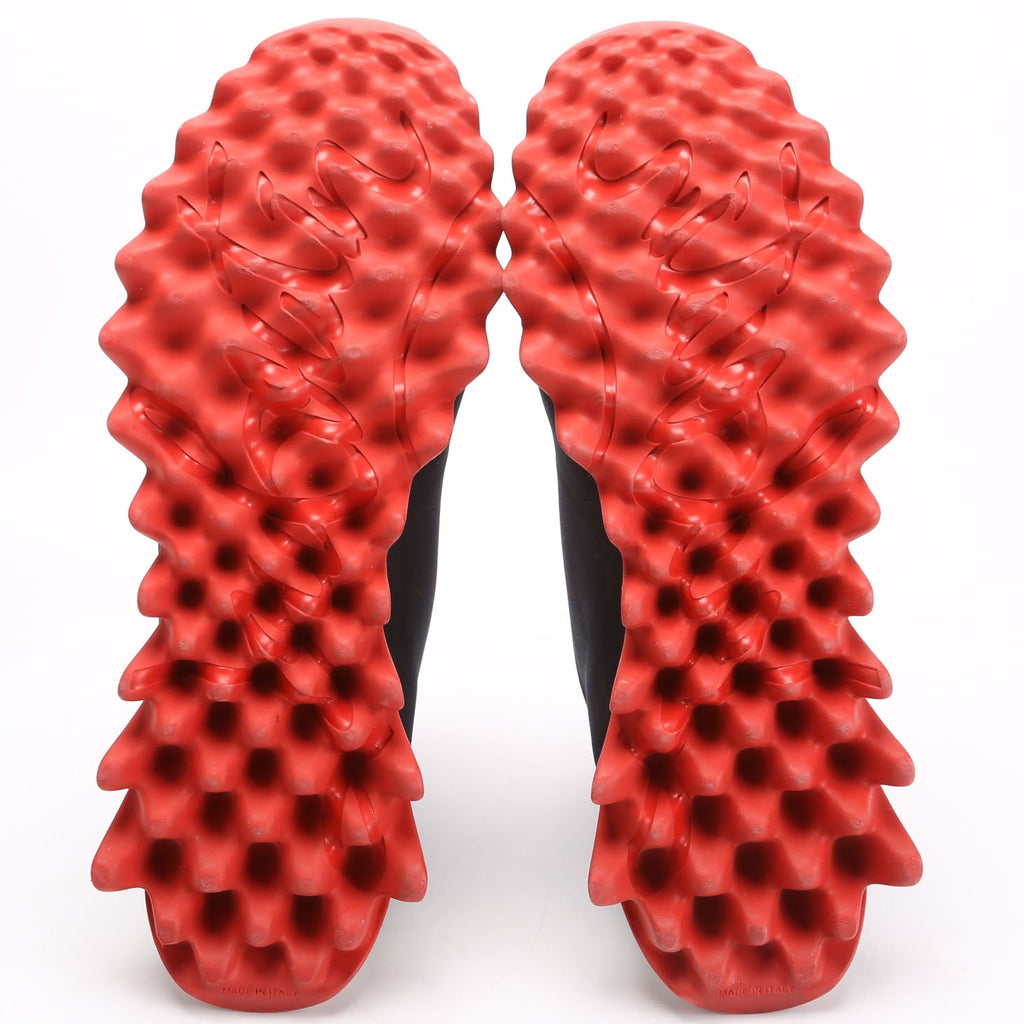Tiketa Run Flat Sneakers Neoprene Size 37.5 Navy/Red/White