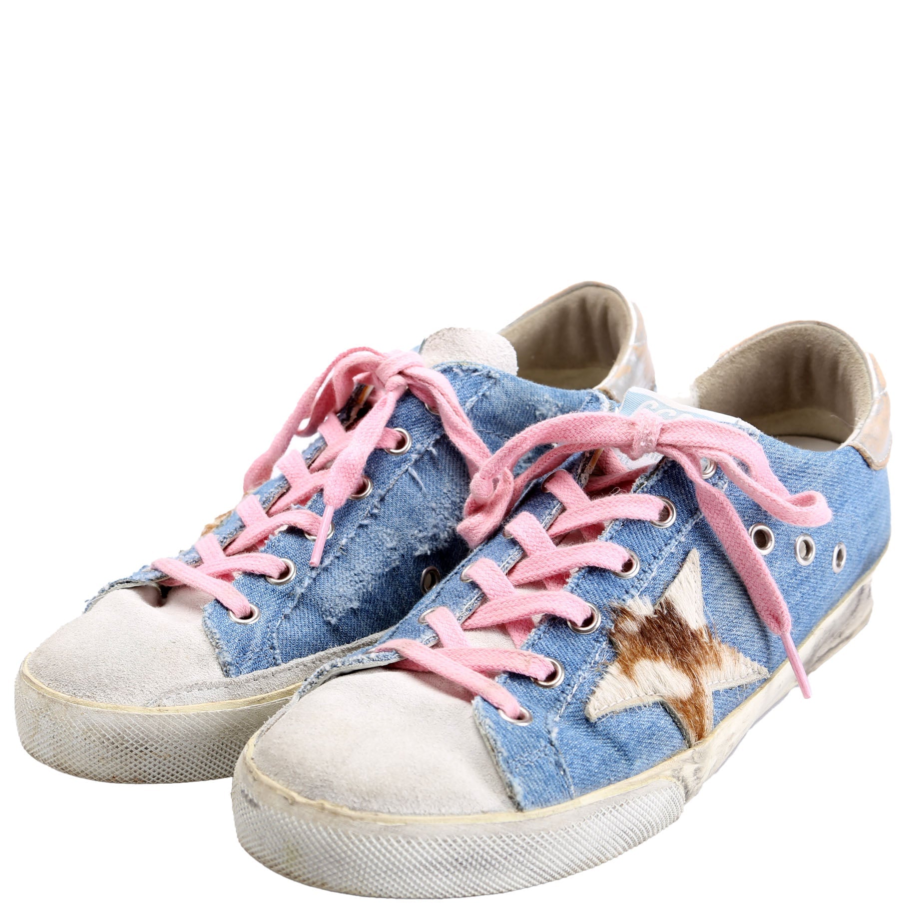 Superstar Sneaker Size 39 Denim/Pink