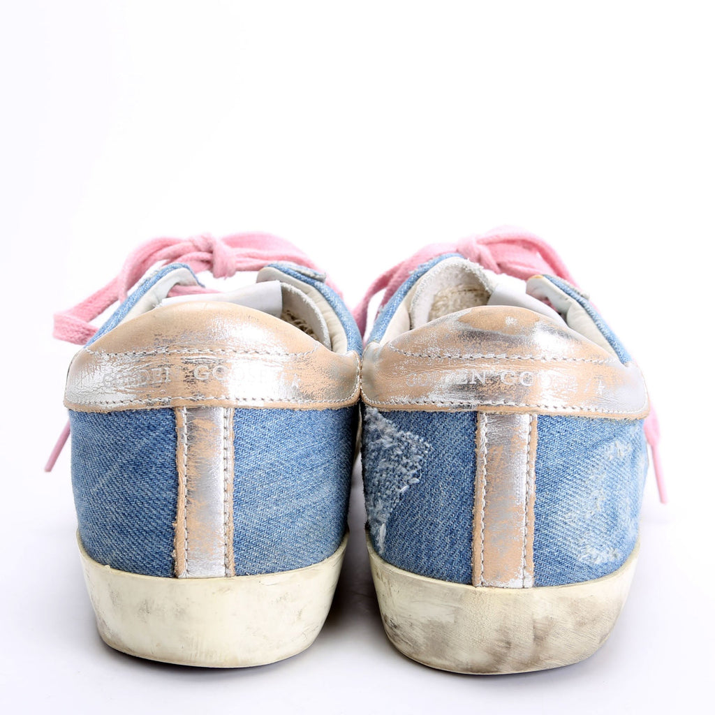 Superstar Sneaker Size 39 Denim/Pink