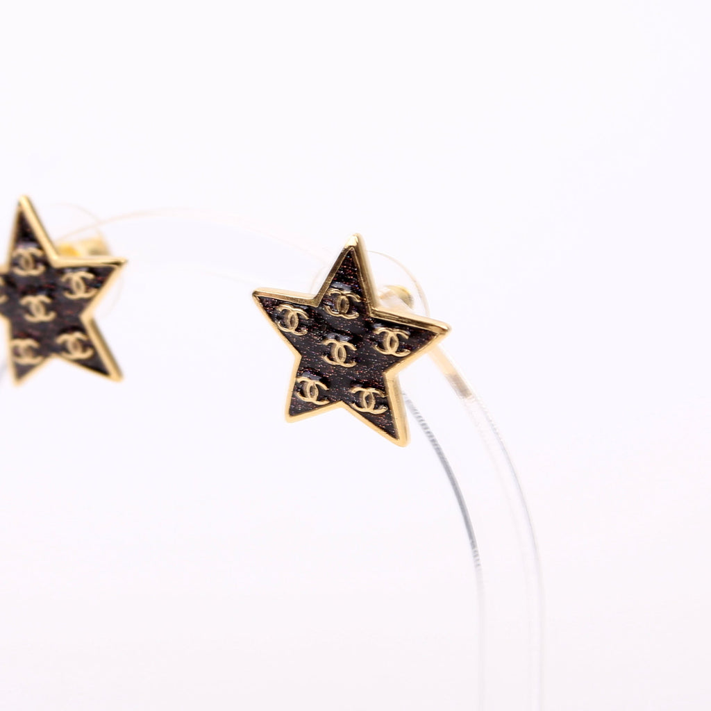 CC Glitter Sparkle Star Studs