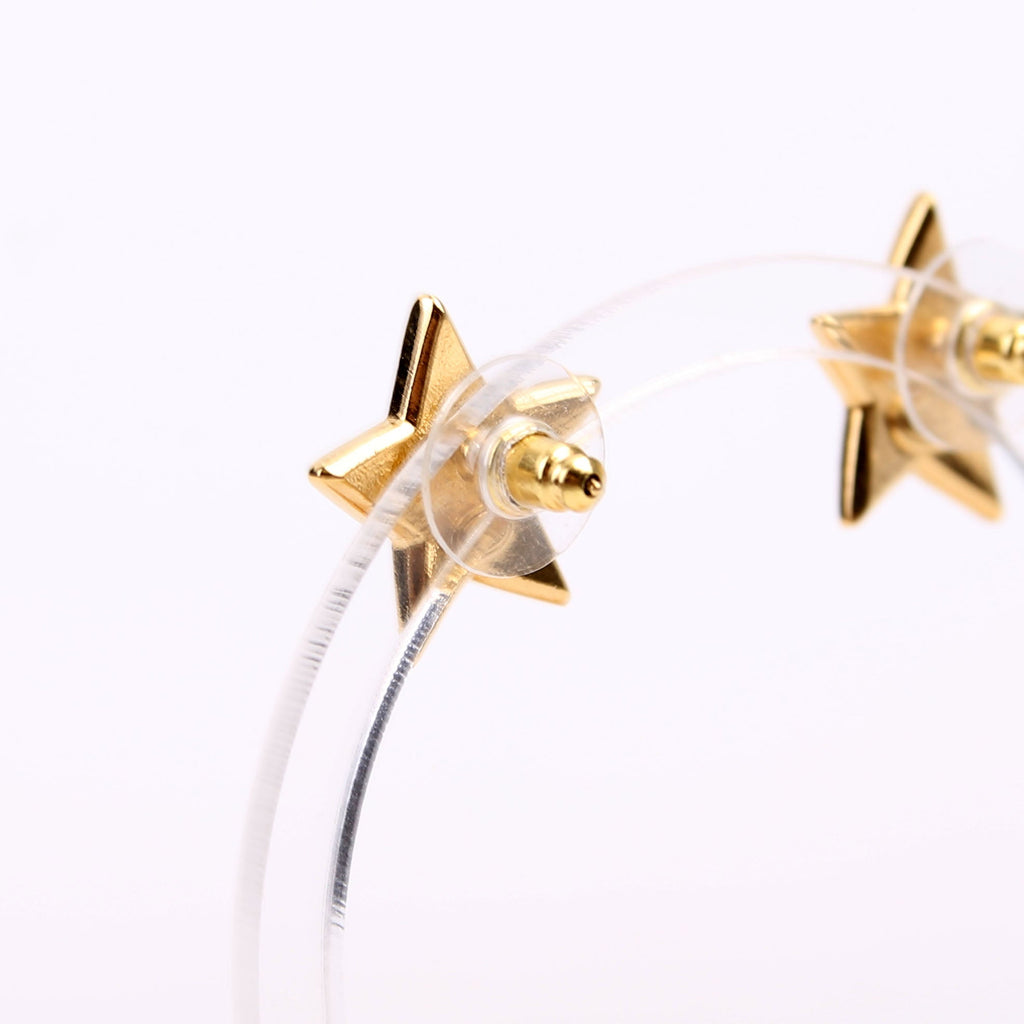 CC Glitter Sparkle Star Studs