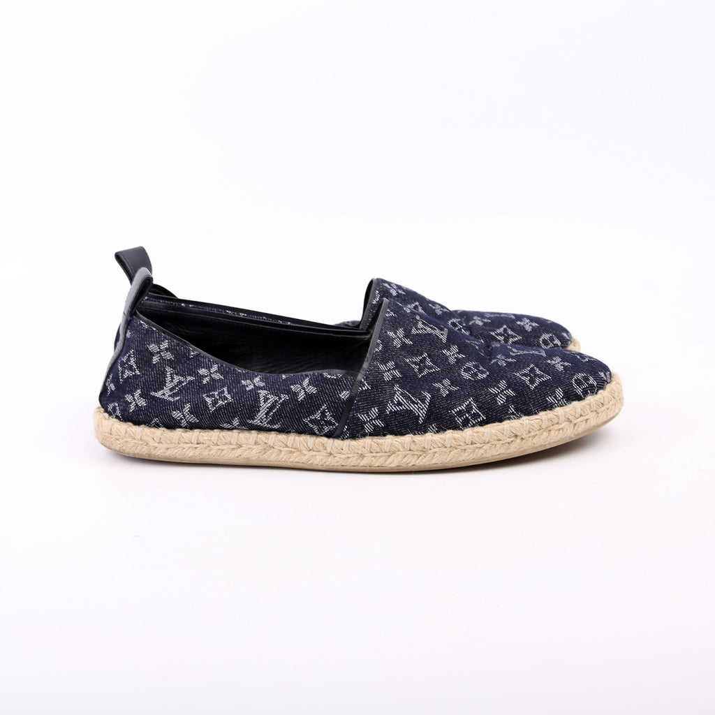 Waterfall Espadrille Size 39.5 Blue