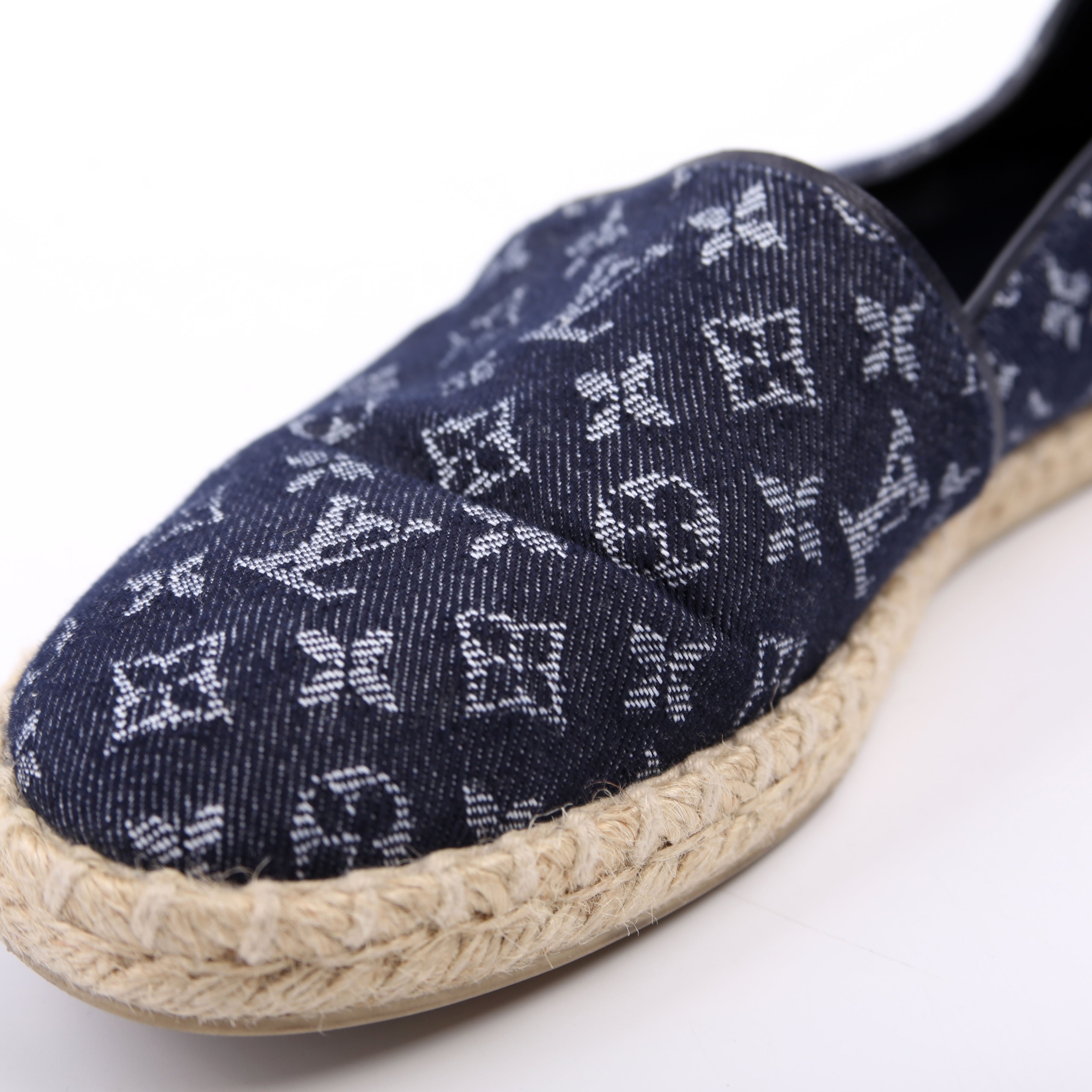 Waterfall Espadrille Size 39.5 Blue