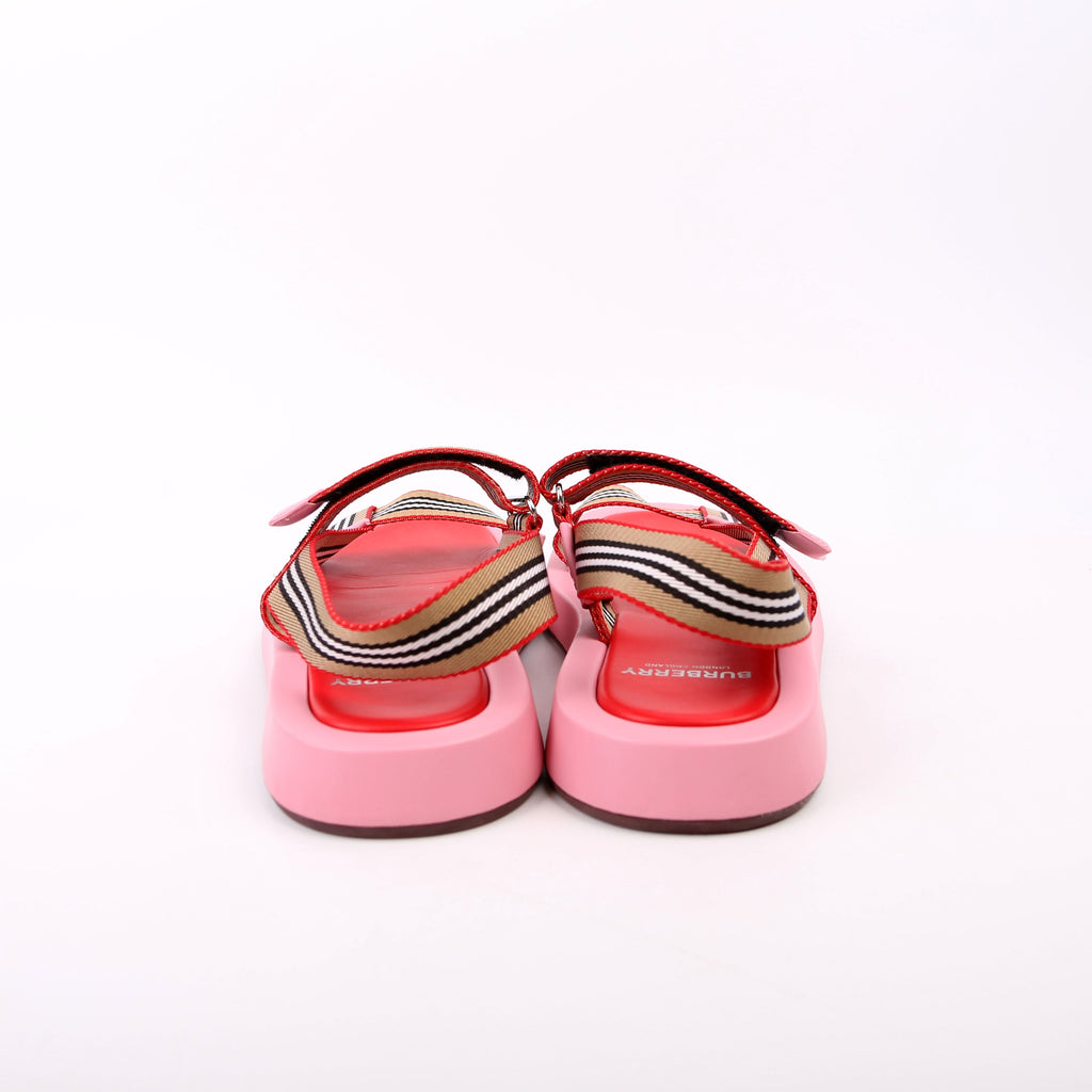 Eve Web Sandals Size 39.5 Pink/Beige
