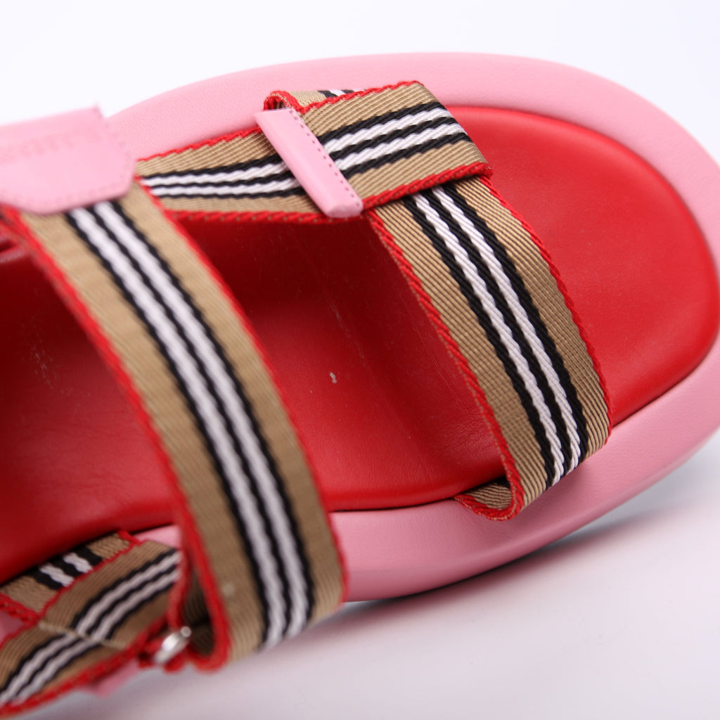 Eve Web Sandals Size 39.5 Pink/Beige
