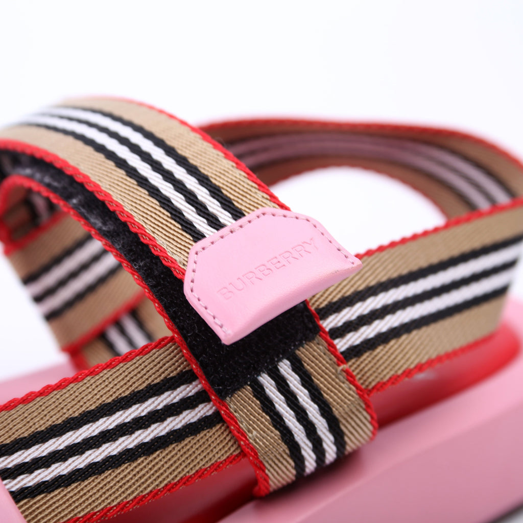 Eve Web Sandals Size 39.5 Pink/Beige
