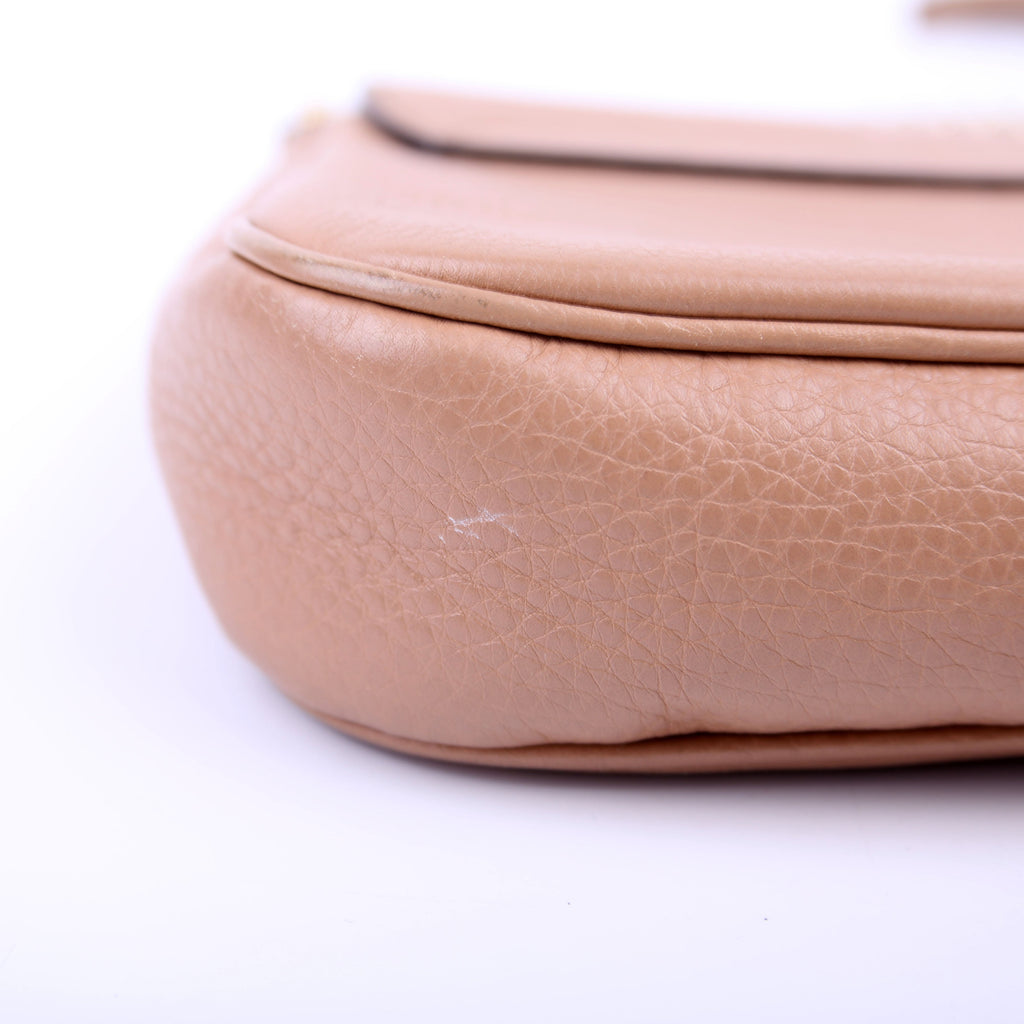 336752 Soho Chain Crossbody Medium Tan