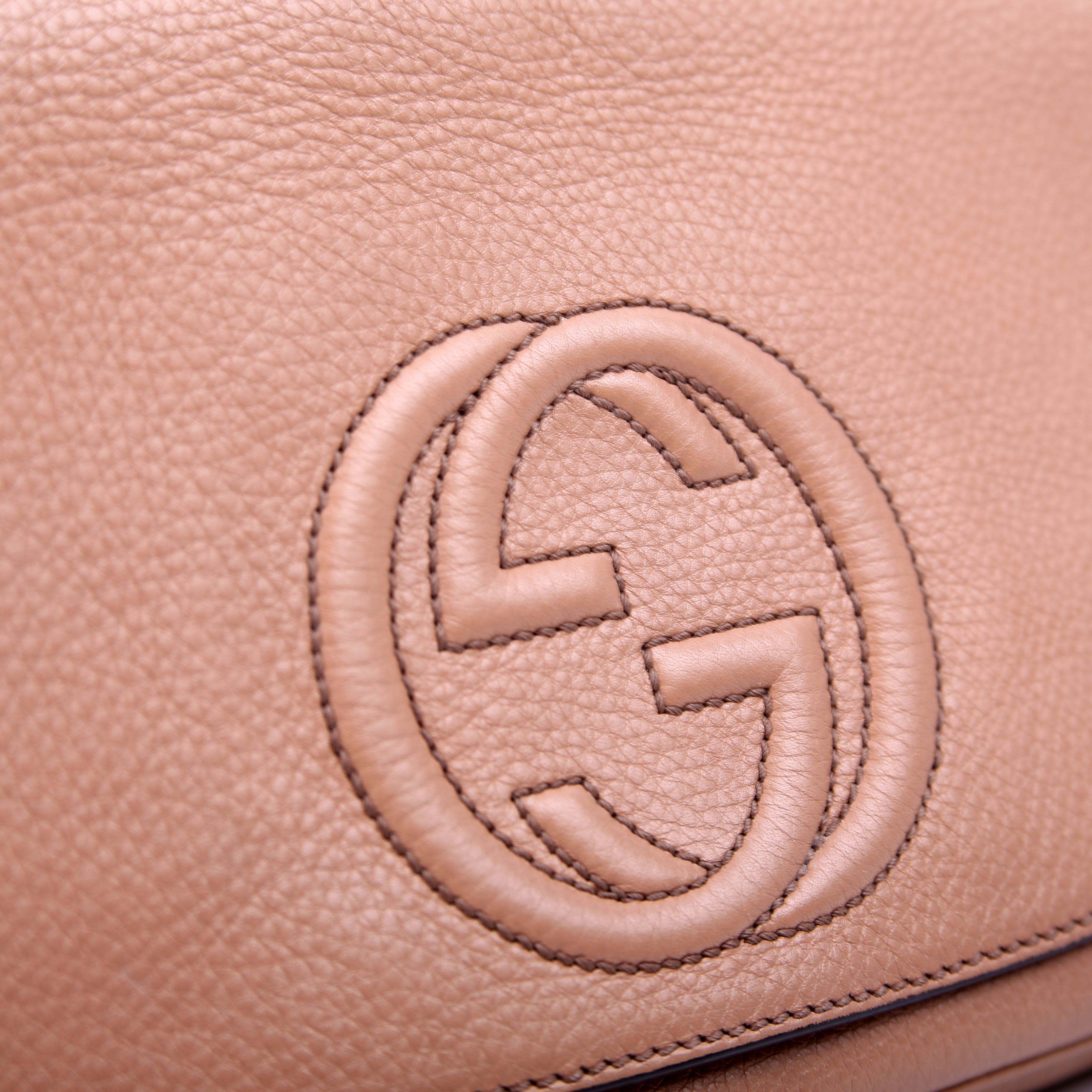 336752 Soho Chain Crossbody Medium Tan