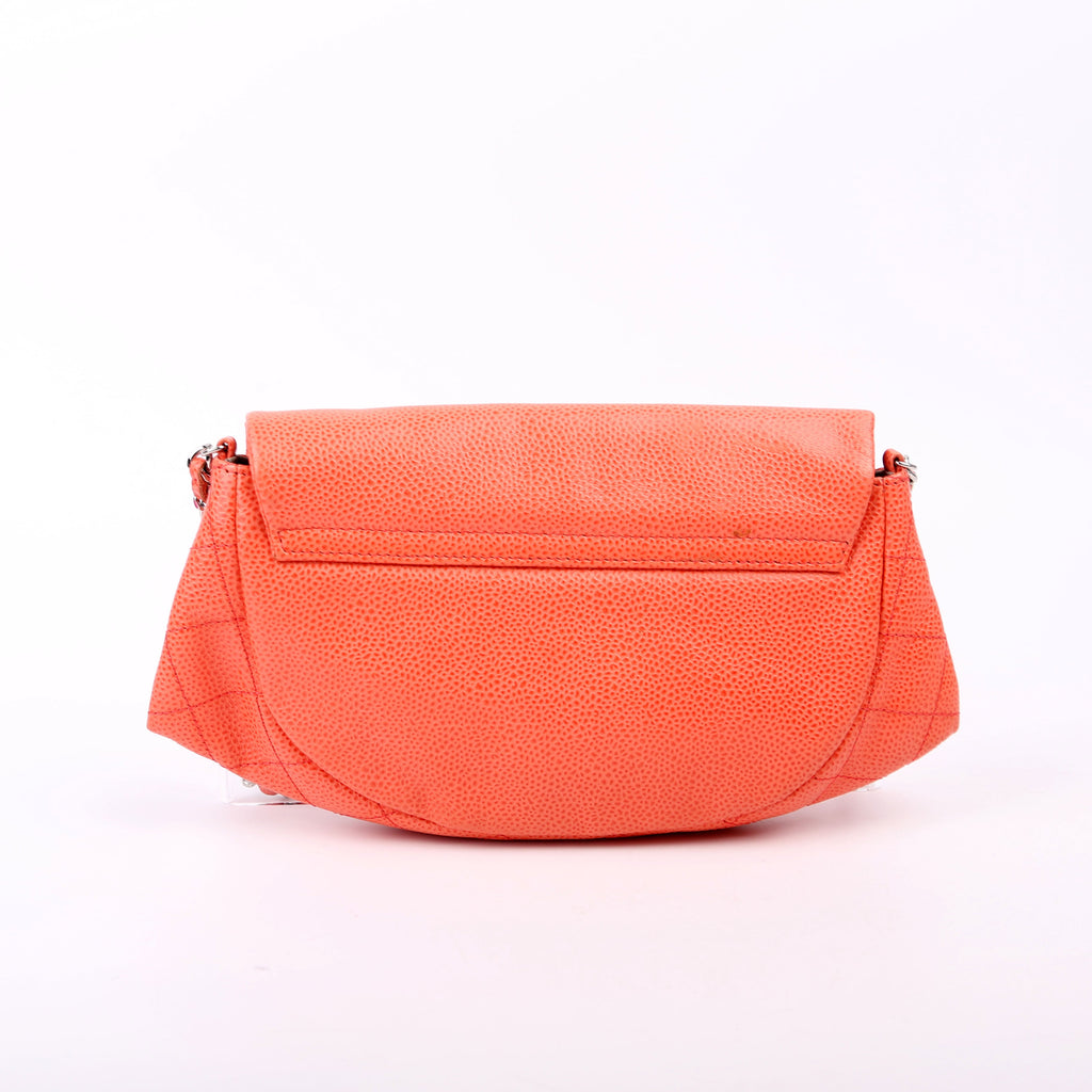 Wallet On Chain Half Moon Caviar Orange
