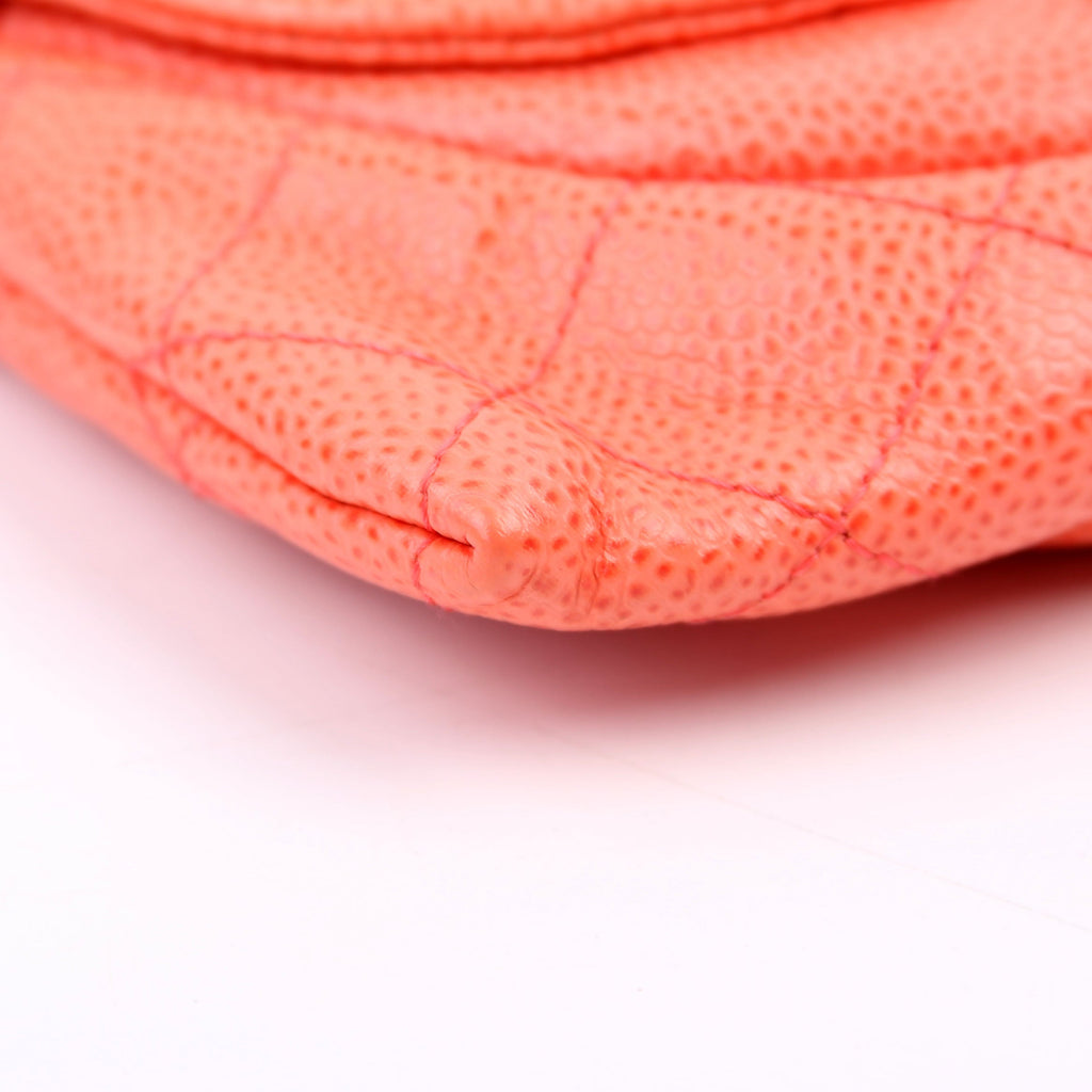 Wallet On Chain Half Moon Caviar Orange