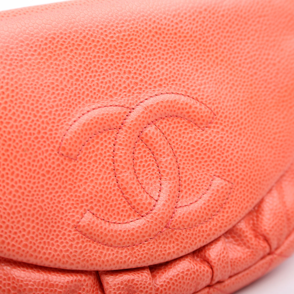 Wallet On Chain Half Moon Caviar Orange