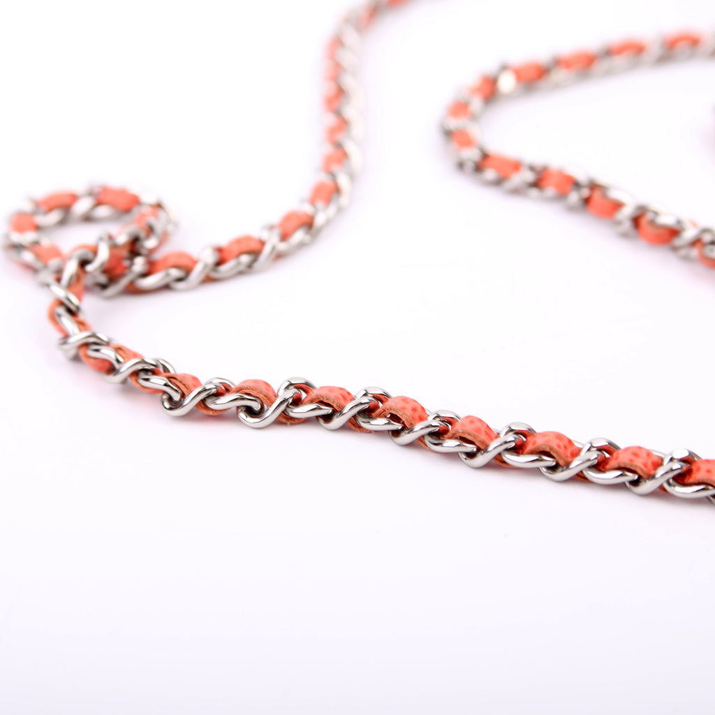 Wallet On Chain Half Moon Caviar Orange