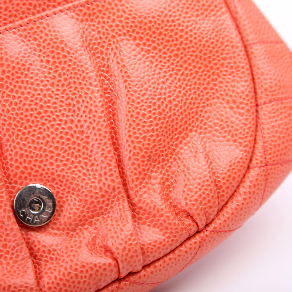Wallet On Chain Half Moon Caviar Orange