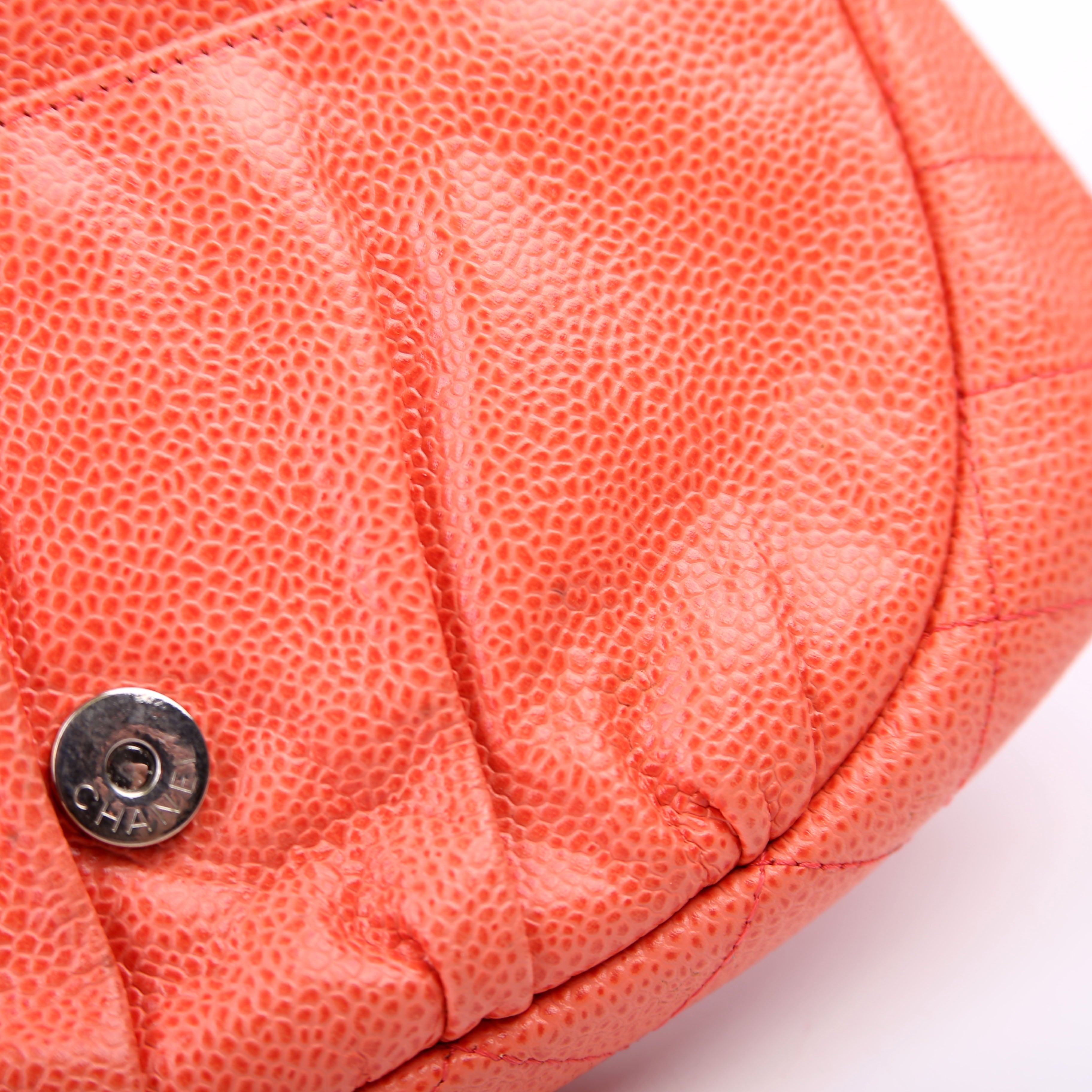 Wallet On Chain Half Moon Caviar Orange