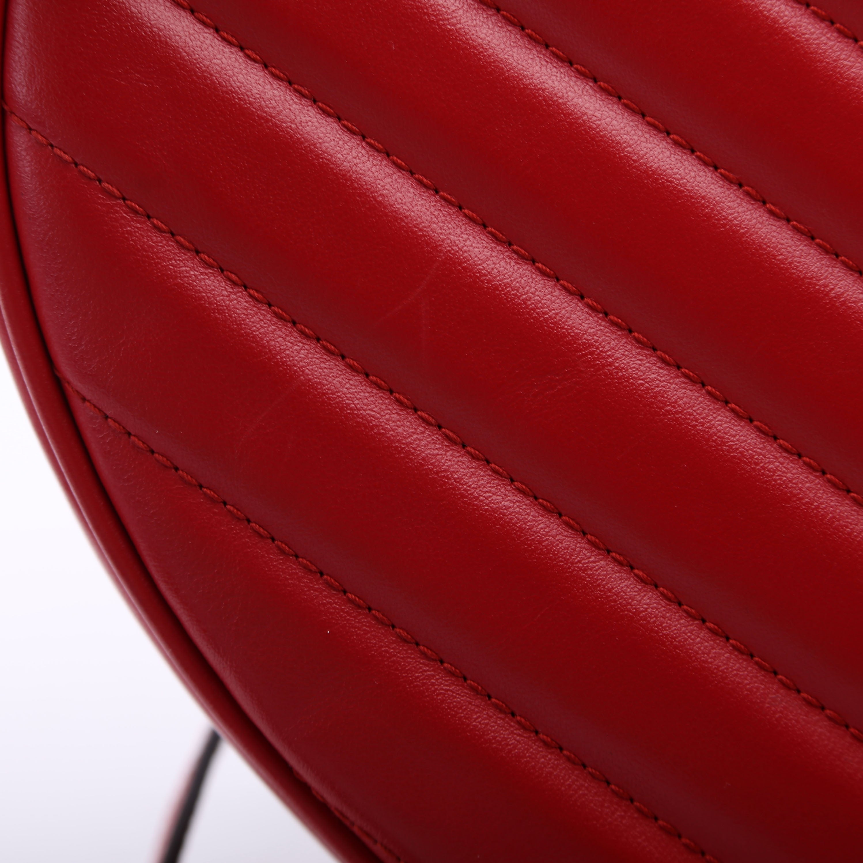 Gucci 751628 Interlocking G Mini Heart Bag Red