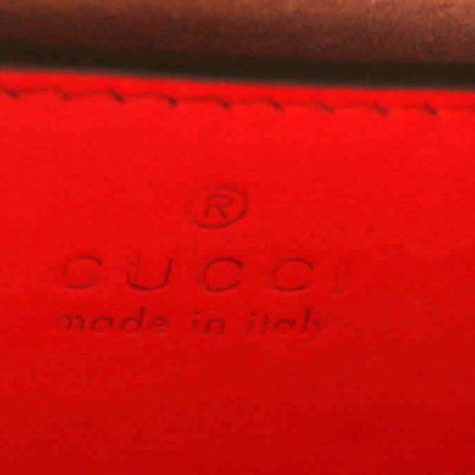Gucci 751628 Interlocking G Mini Heart Bag Red