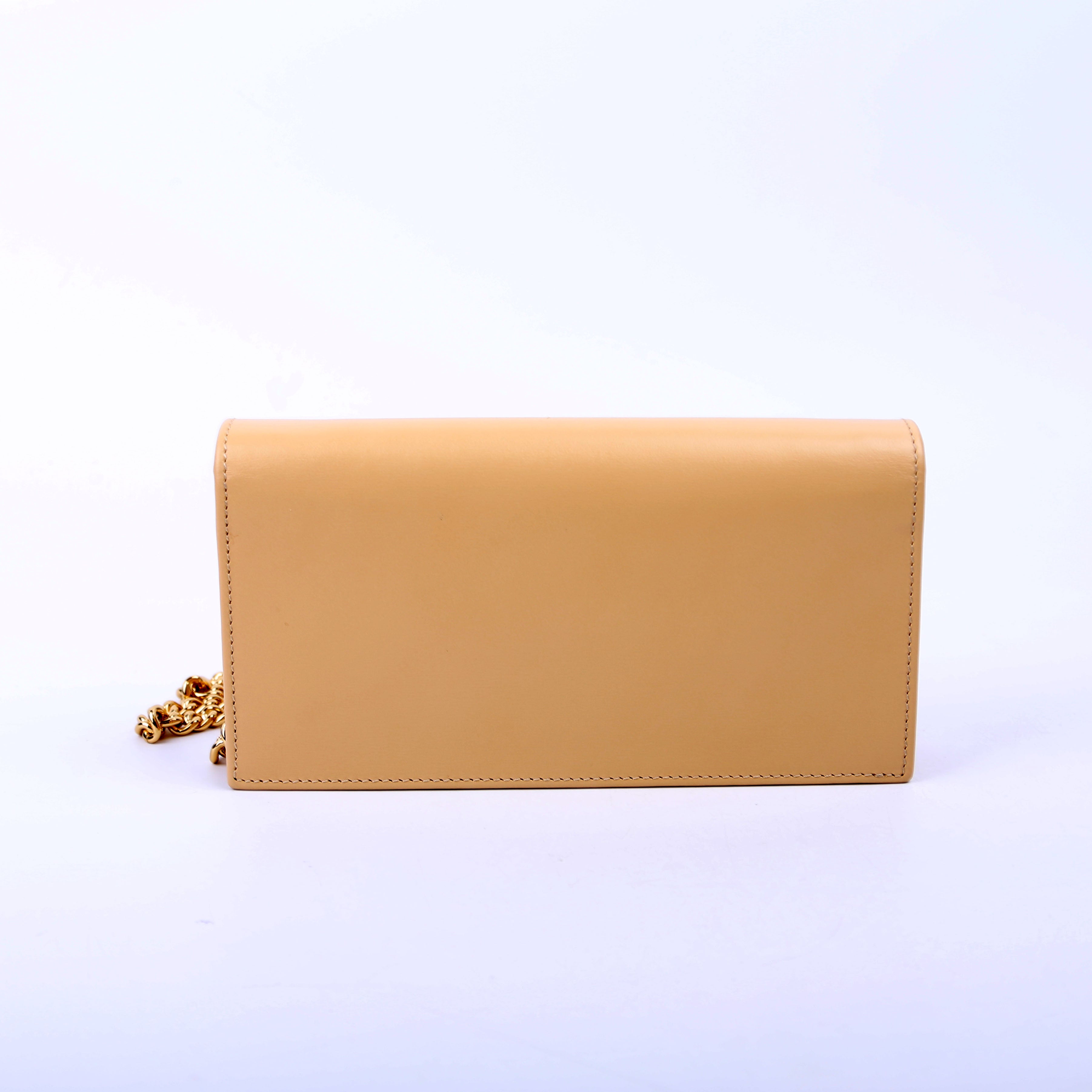 621892 Horsebit 1955 Wallet With Chain Tan