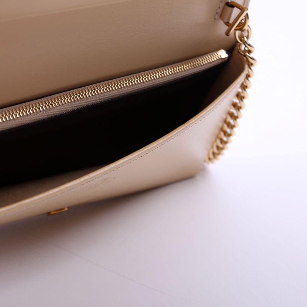 621892 Horsebit 1955 Wallet With Chain Tan