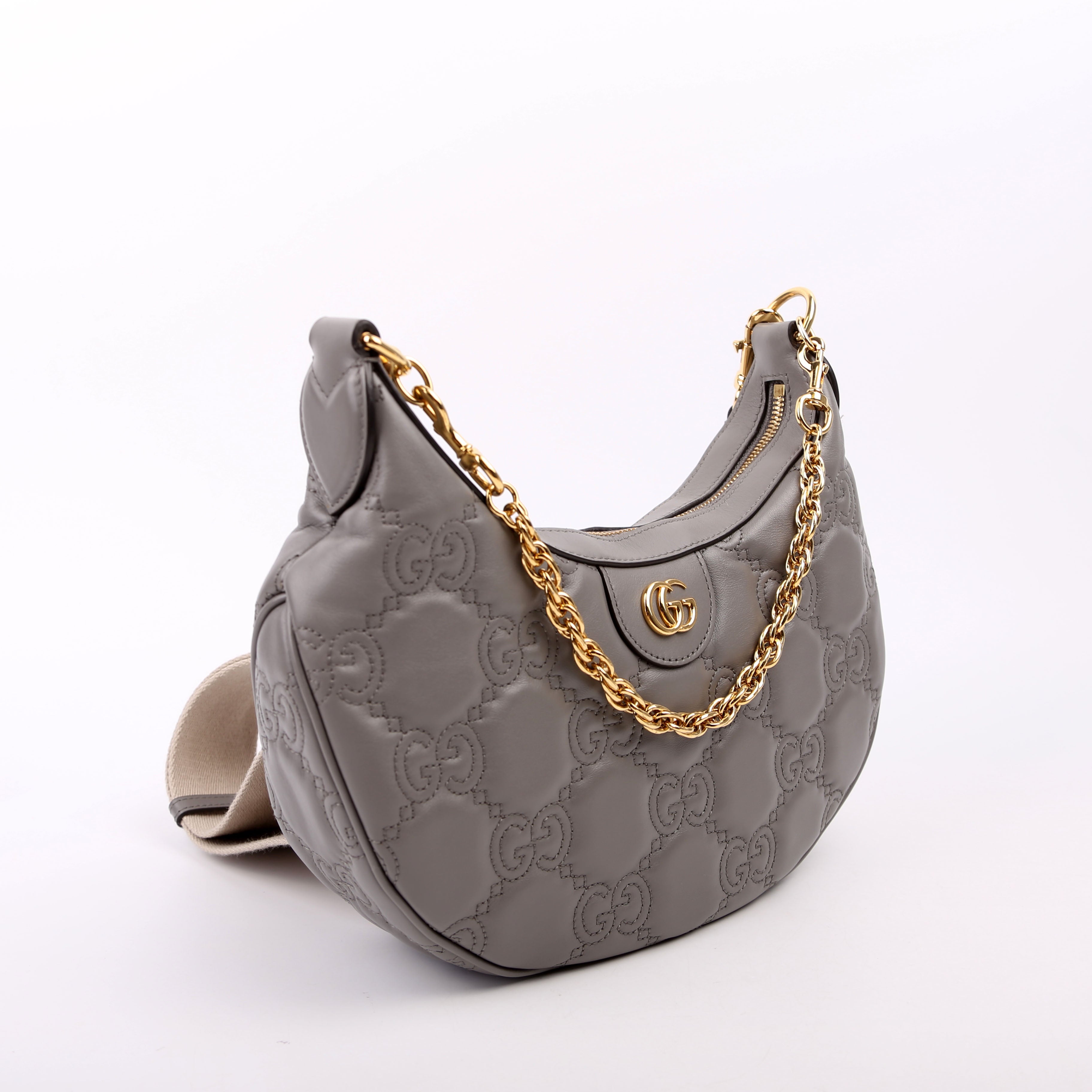 Gucci 739709 Matelasse Small Bag Grey
