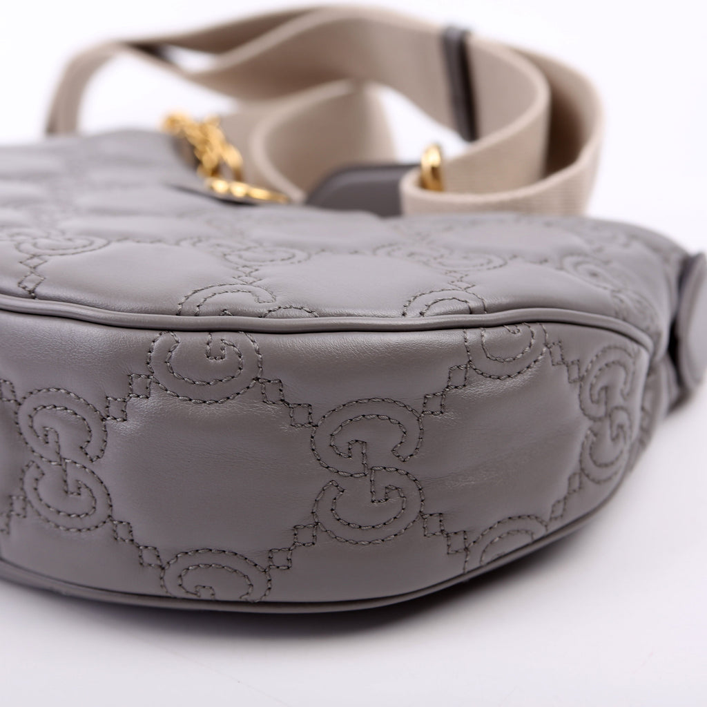 Gucci 739709 Matelasse Small Bag Grey