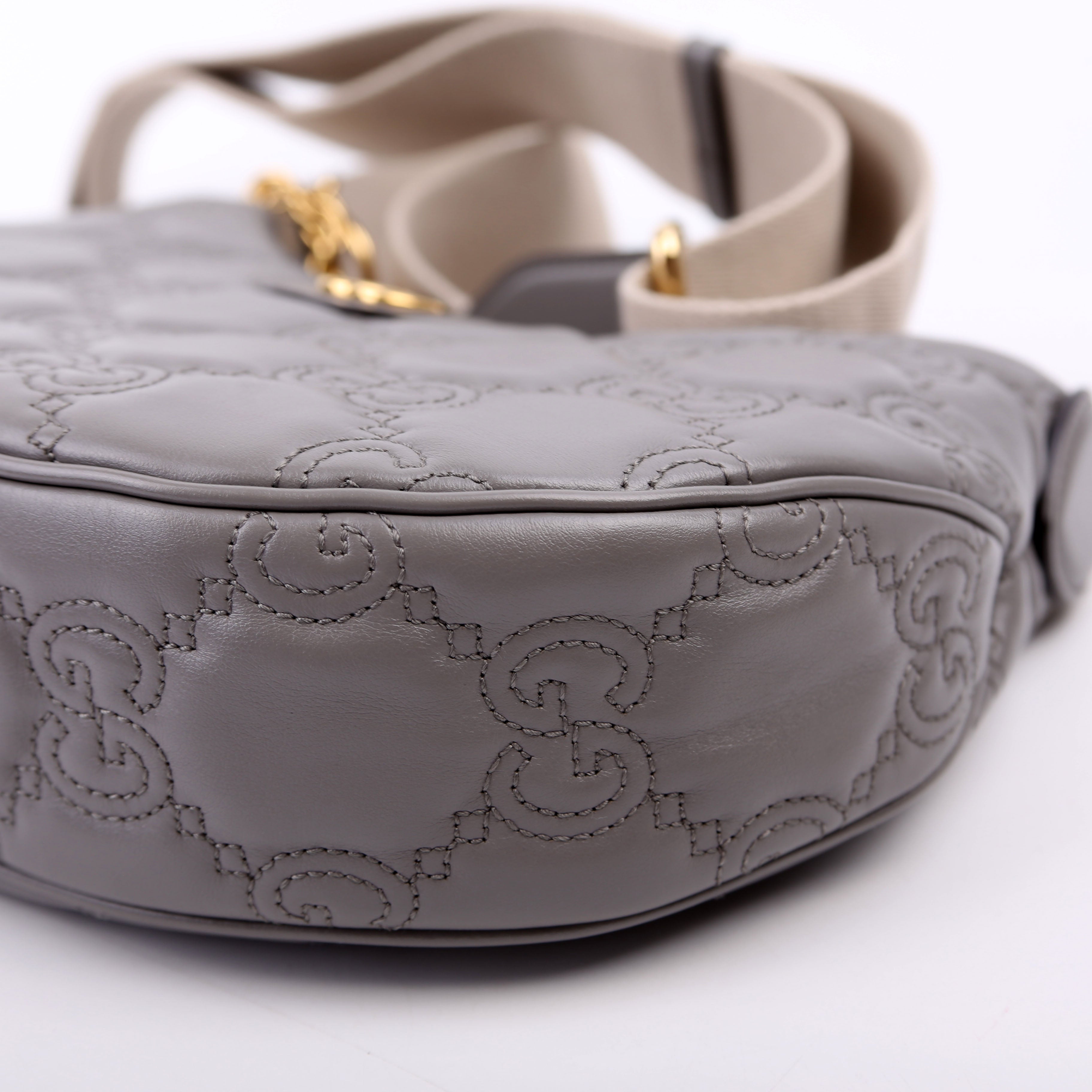 Gucci 739709 Matelasse Small Bag Grey