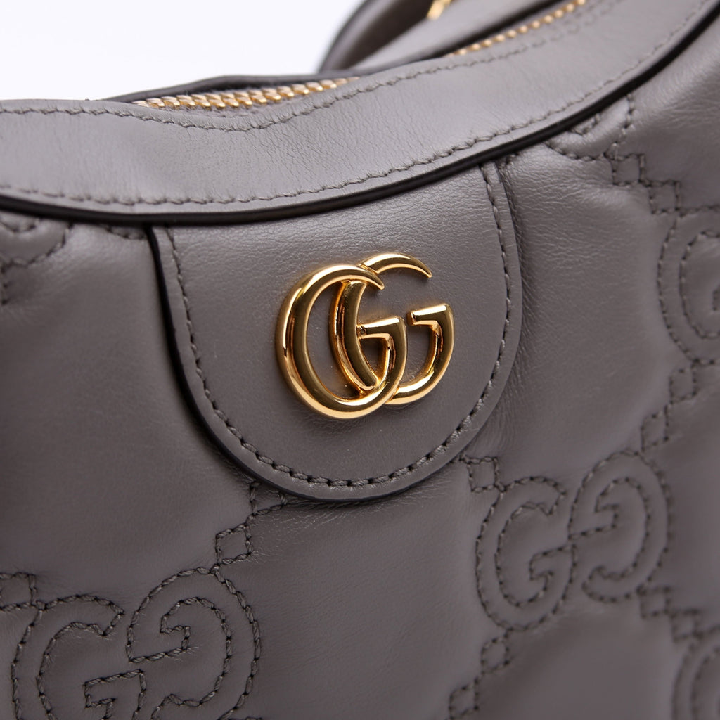 Gucci 739709 Matelasse Small Bag Grey