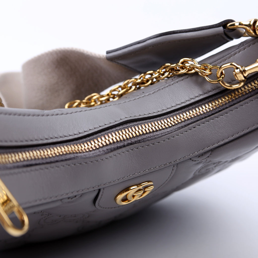 Gucci 739709 Matelasse Small Bag Grey