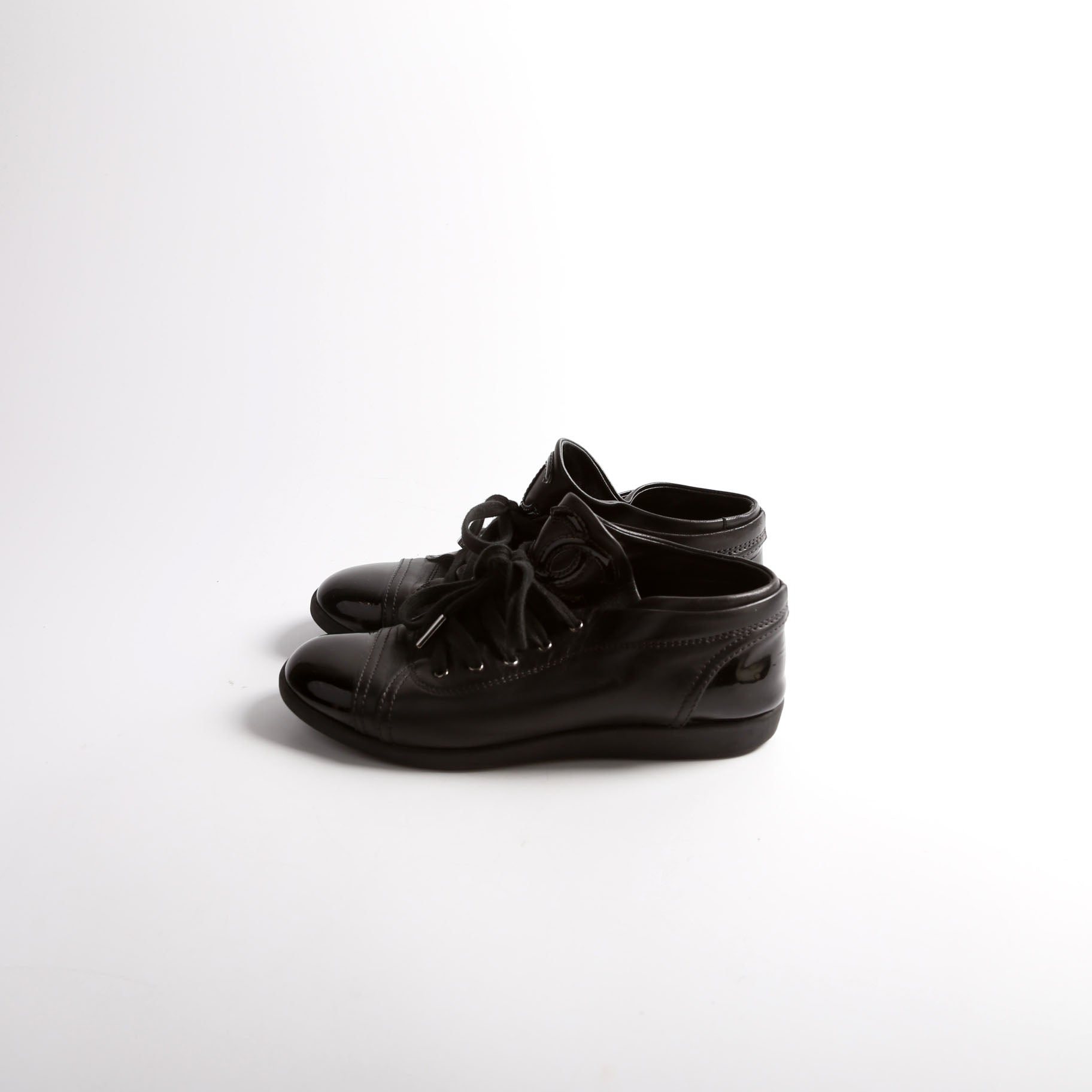 Patent Cap Toe CC Sneakers Size 37.5