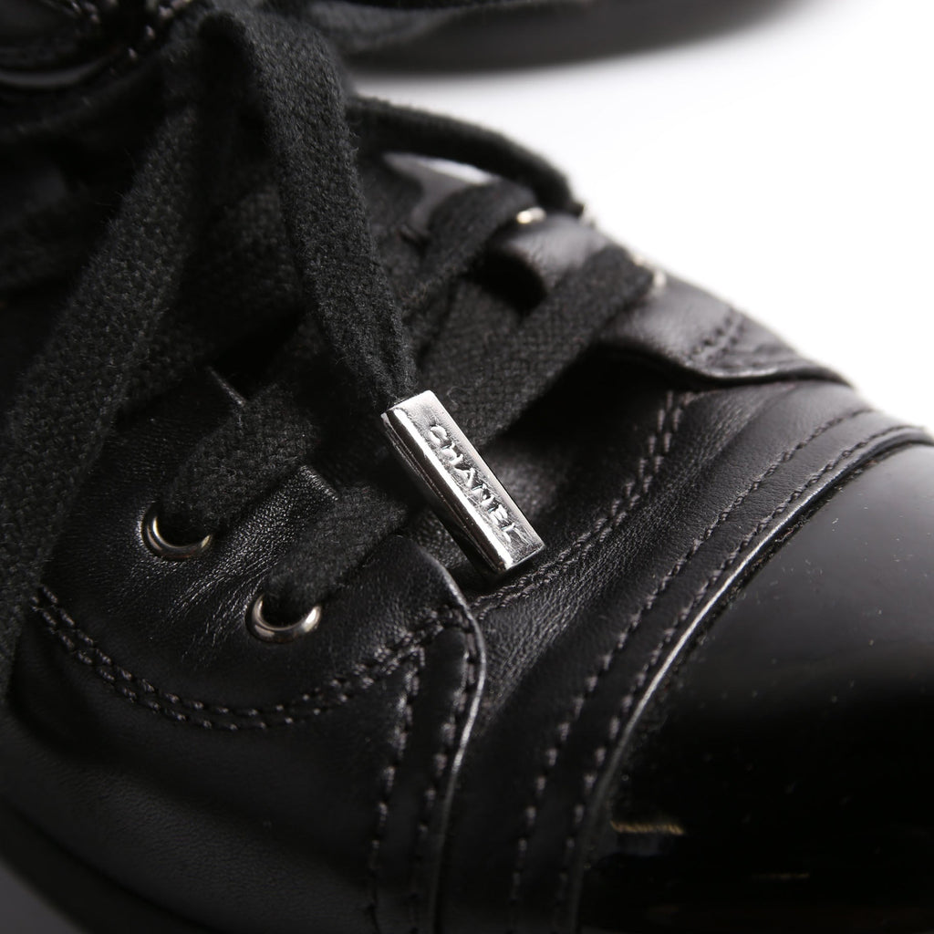 Patent Cap Toe CC Sneakers Size 37.5