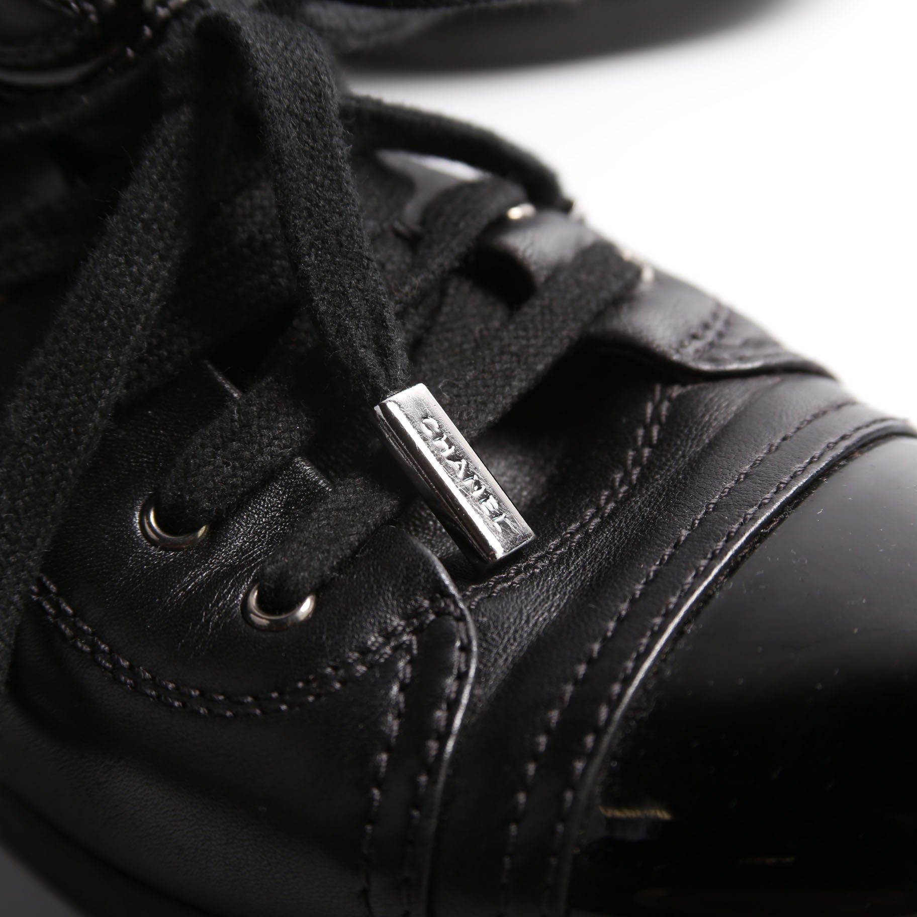 Patent Cap Toe CC Sneakers Size 37.5