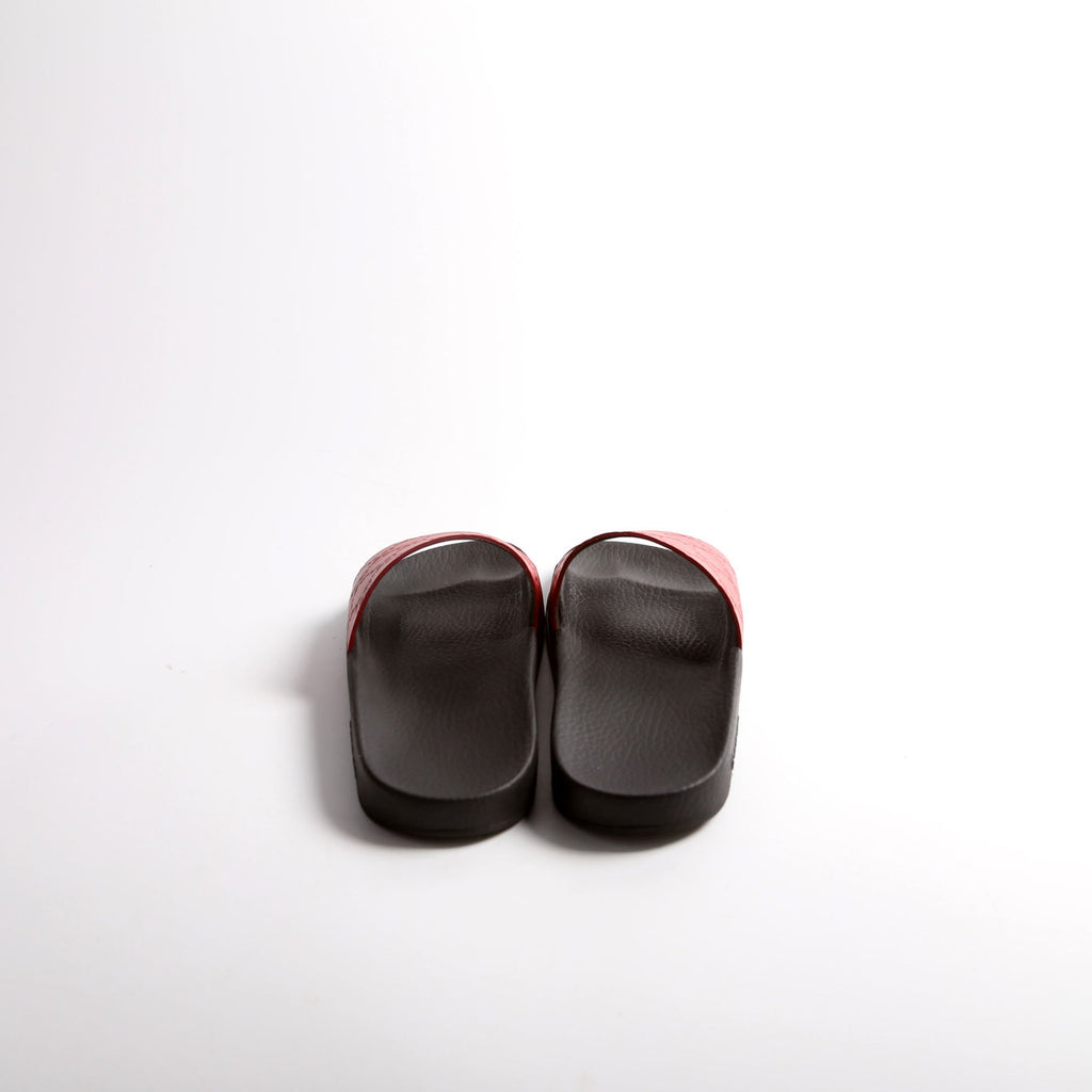 Guccissima Rubber Slides Size 39 Red
