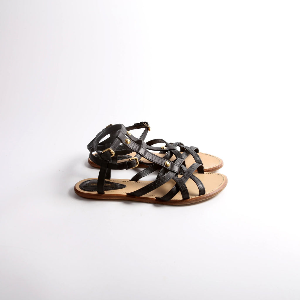 Explorer Strappy Flat Sandals Size 39