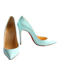 Pigalle Follies Patent 100MM Size 38 Teal