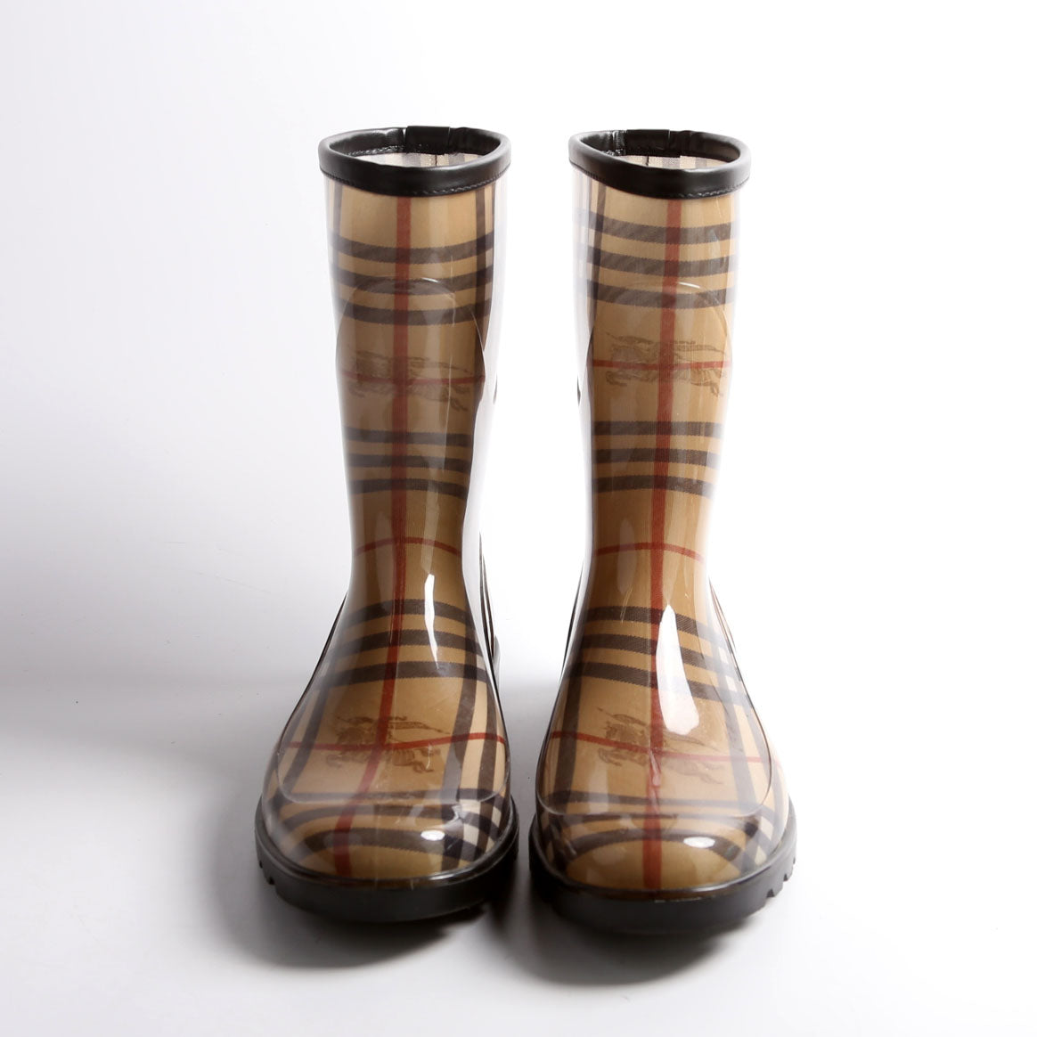 Haymarket Check Rain Boots Size 41