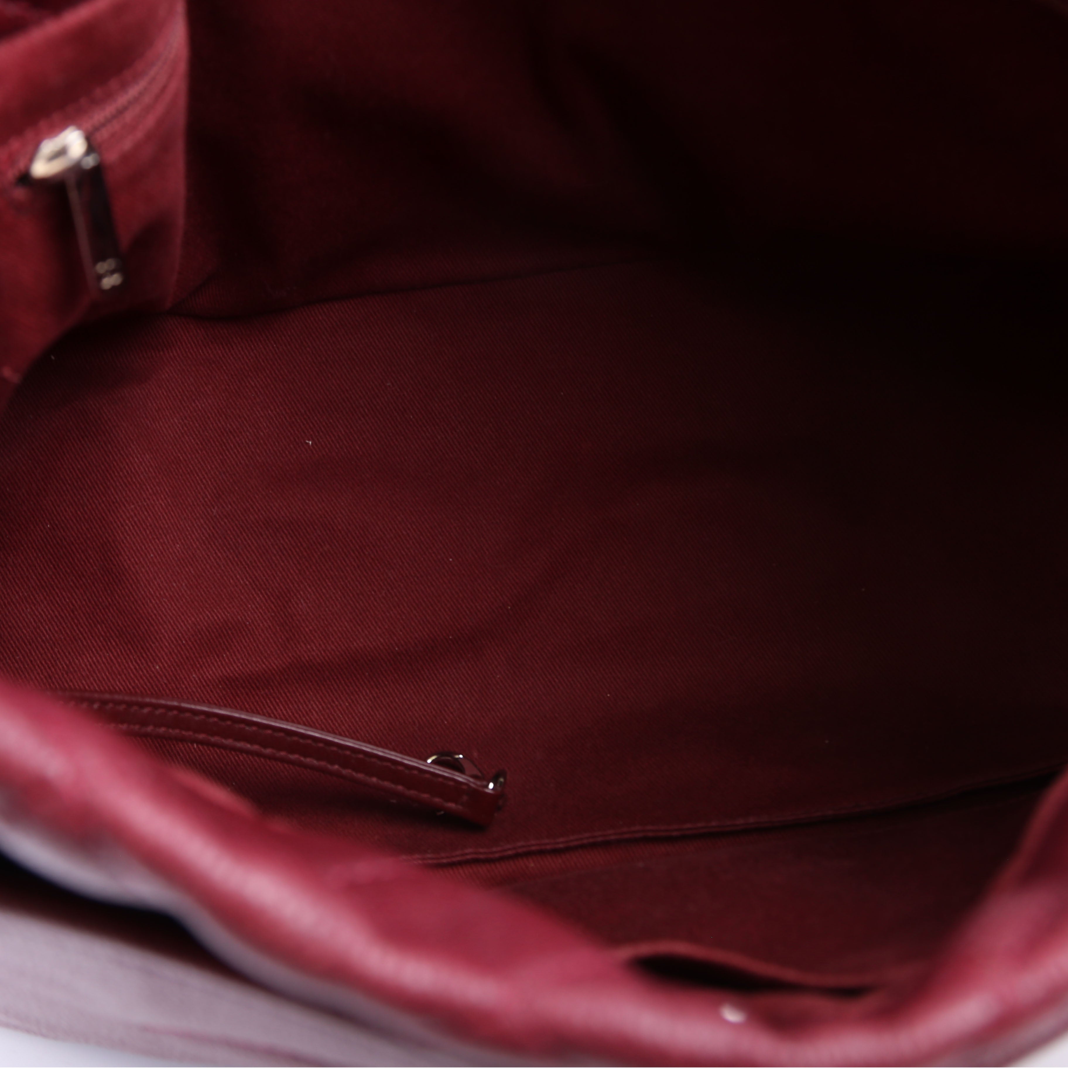 Timeless CC Soft Caviar Tote 14M Burgundy