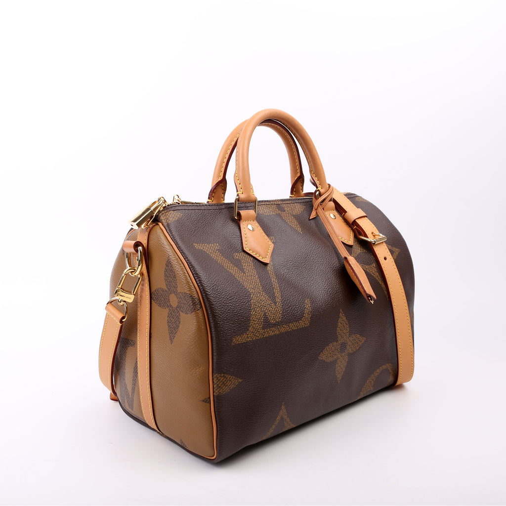 Speedy 30 Bandouliere Giant Reversed Monogram