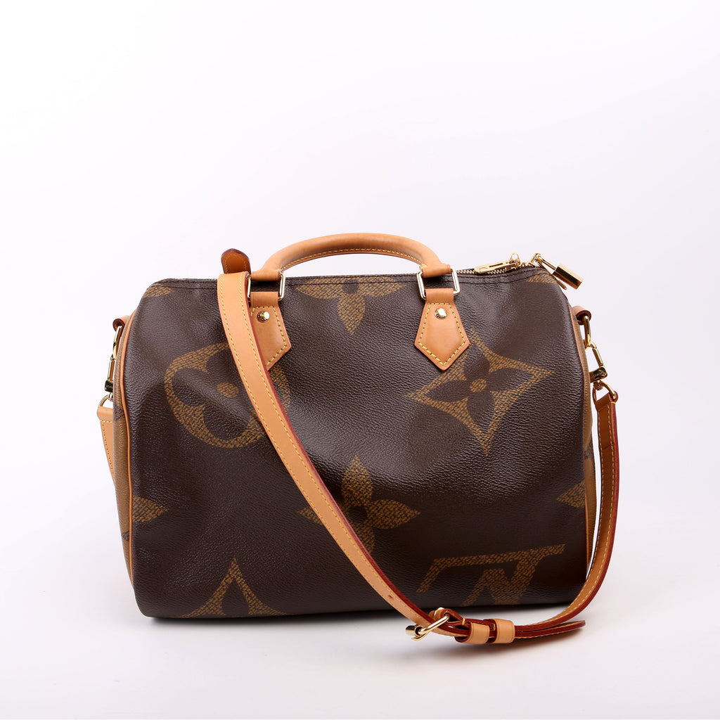 Speedy 30 Bandouliere Giant Reversed Monogram