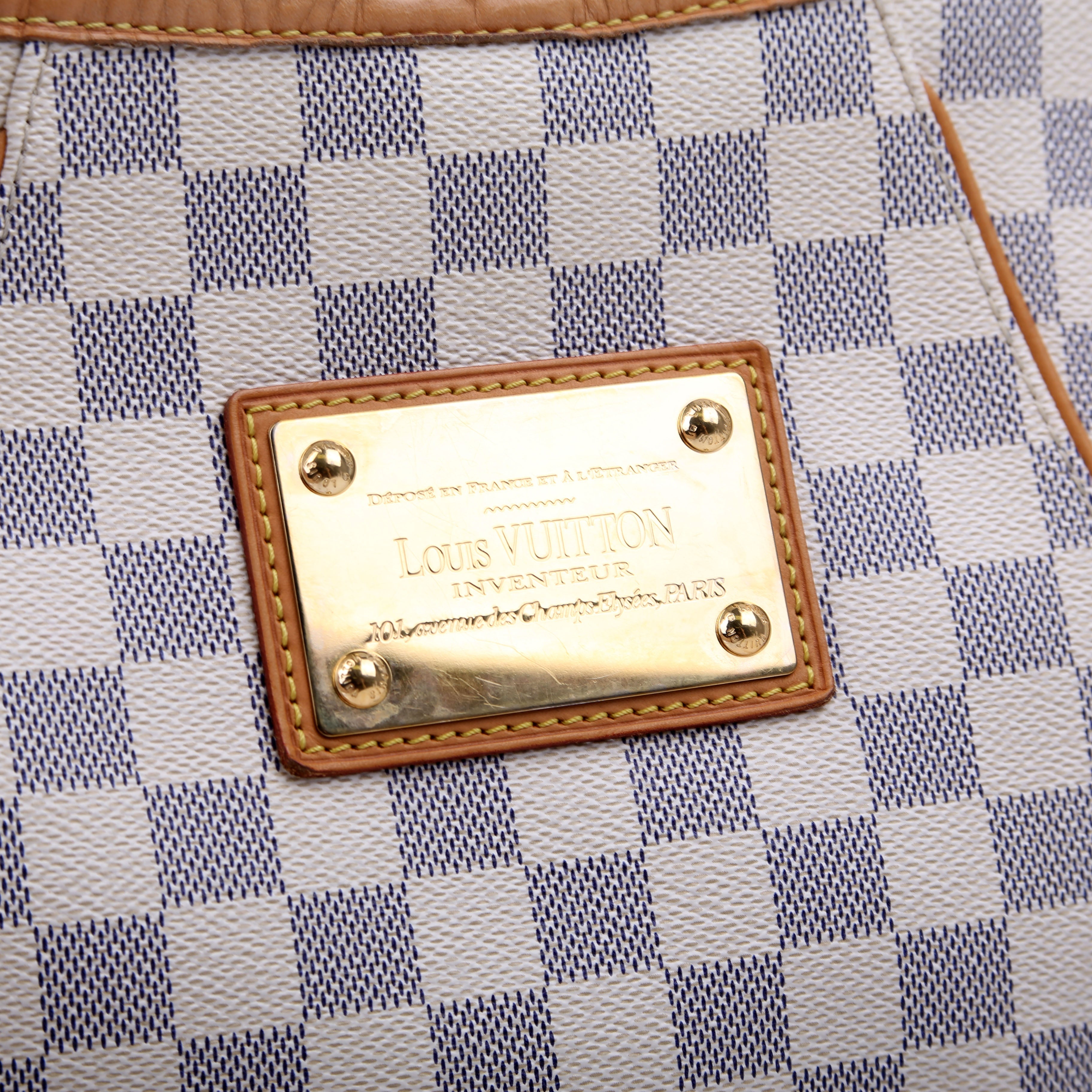 Galliera PM Damier Azur