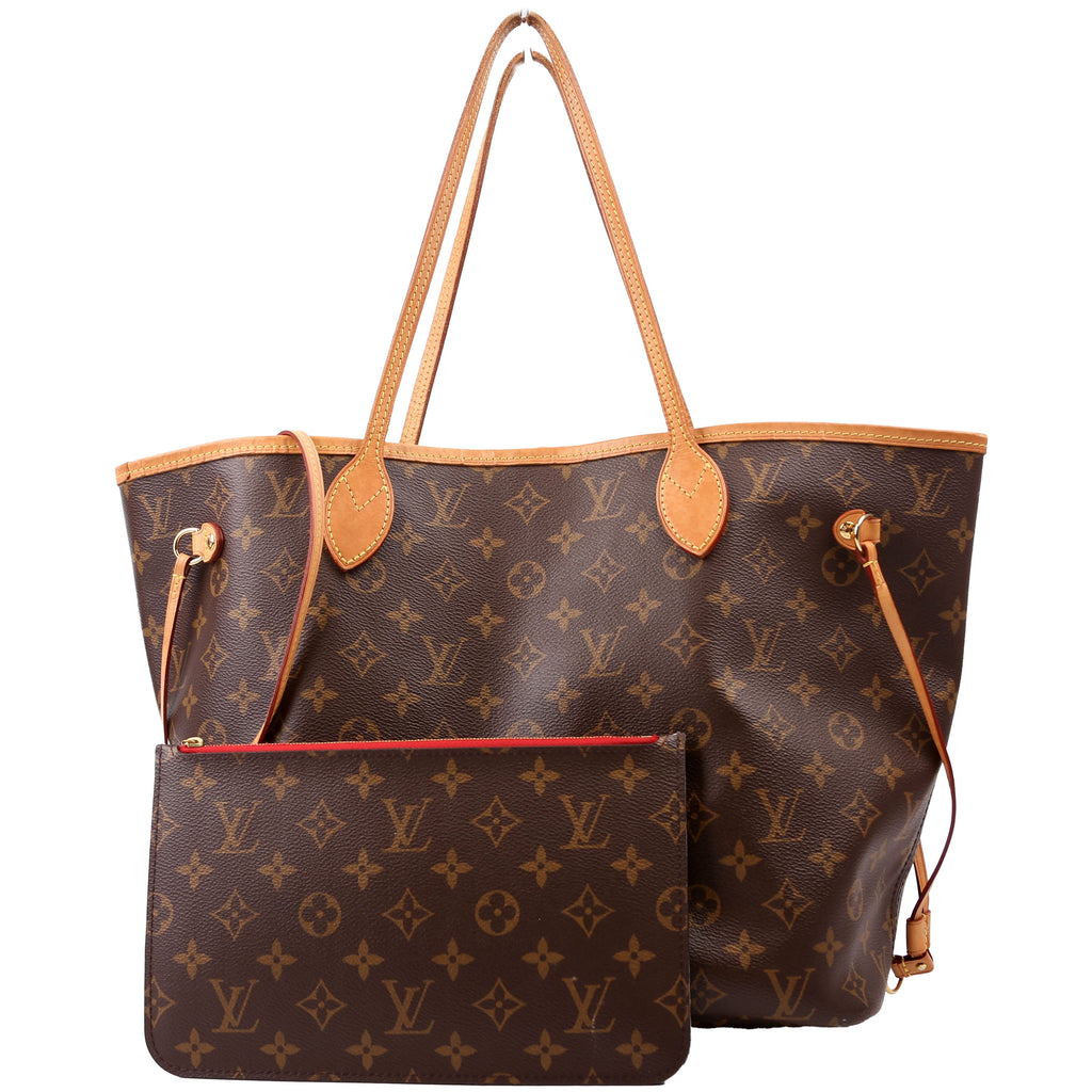 Neverfull With Wallet MM Monogram Red