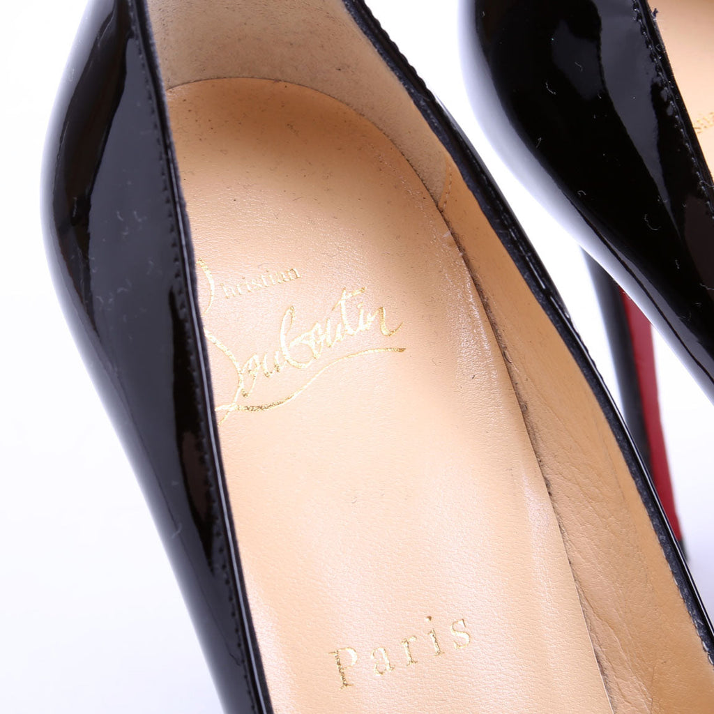 So Kate Patent 120MM Pumps Size 36.5 Black