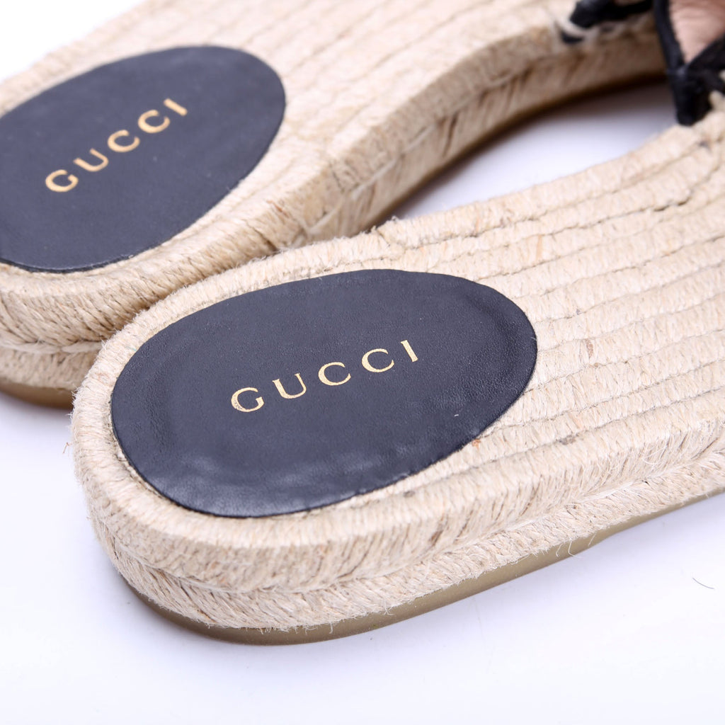 GG Marmont Espadrille Slides Size 39